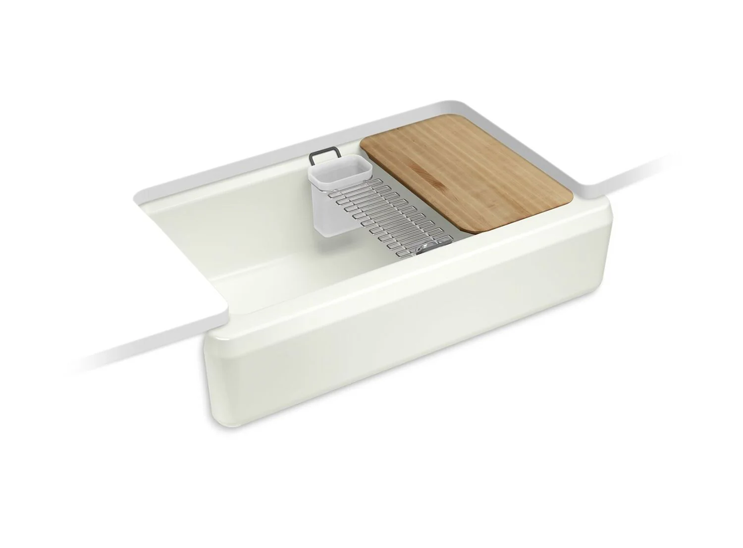 RIVERBY UNDERMOUNT SINGLE-BOWL FARMHOUSE WORKSTATION KITCHEN SINK - Image 7