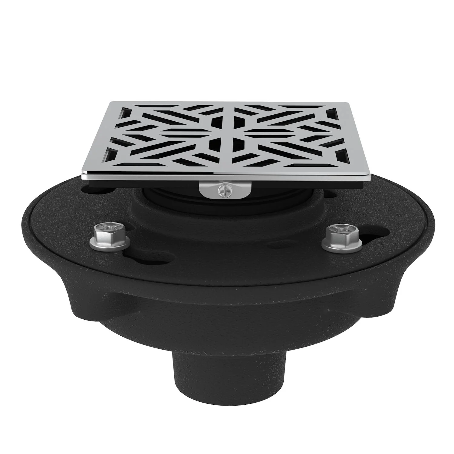 ROHL® CAST IRON 2" NO HUB DRAIN KIT WITH 3144 MOSAIC DECORATIVE COVER