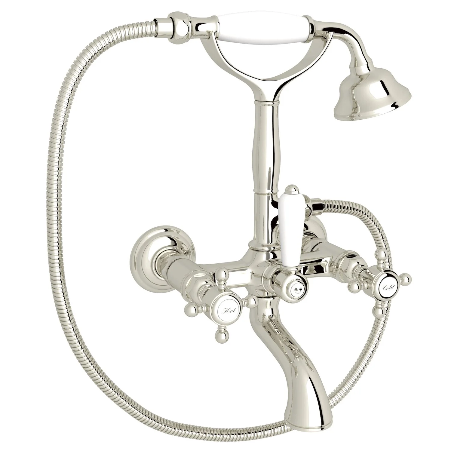 ROHL® EXPOSED WALL MOUNT TUB FILLER (CROSS HANDLE) - Image 3