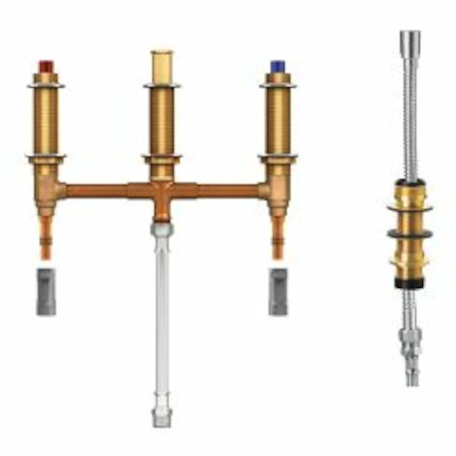 ROMAN TUB WITH SHOWER DIVERTER 10-INCH CENTRE PEX