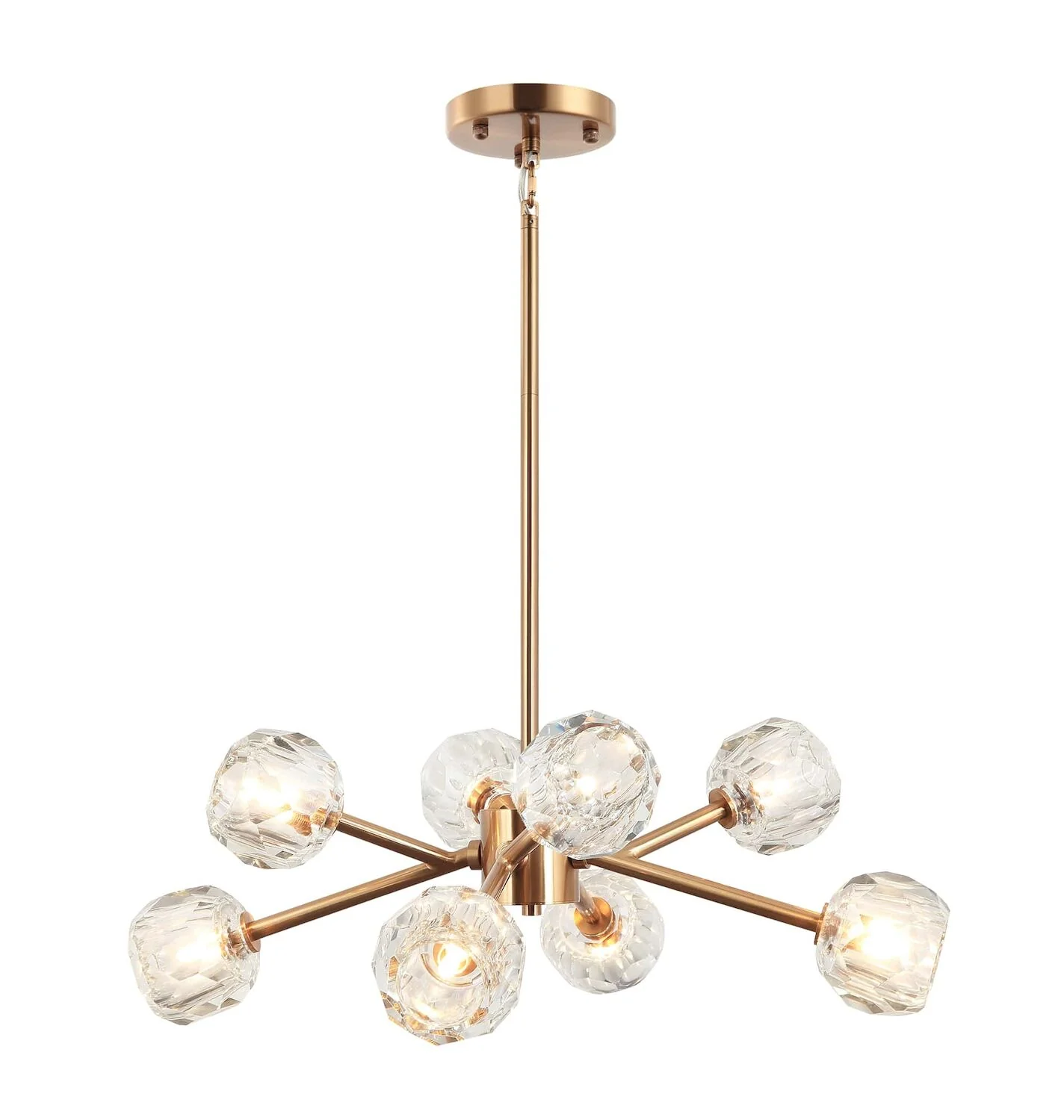 ROSA 8 LIGHT CHANDELIER