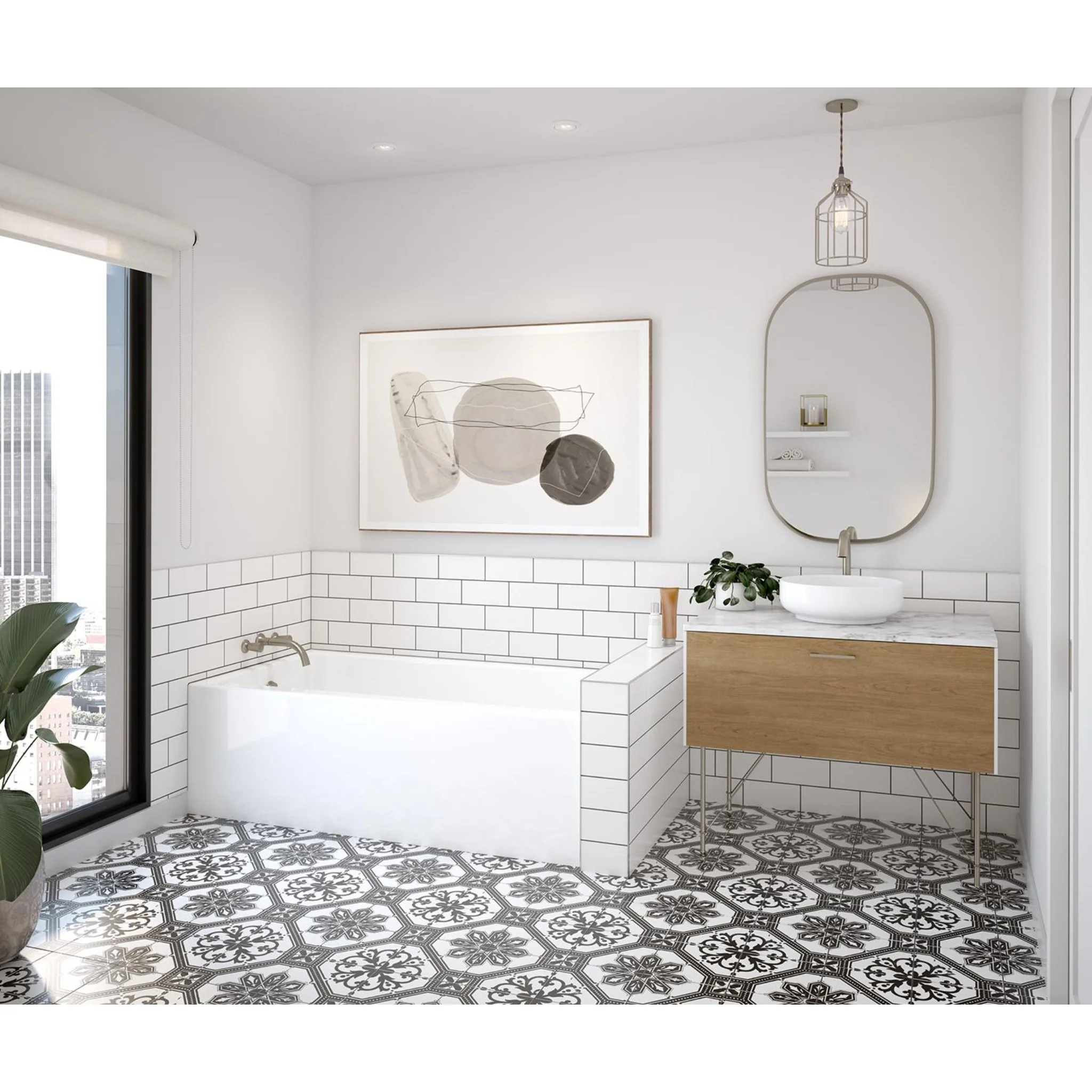 RUBIX 6032 AFR ACRYLIC ALCOVE BATHTUB - Image 6
