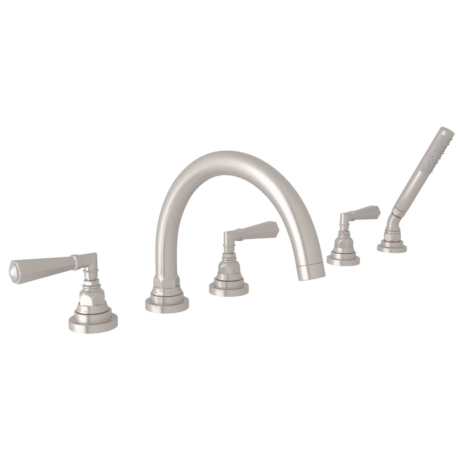 SAN GIOVANNI 5-HOLE DECK MOUNT TUB FILLER (LEVER HANDLE) - Image 3