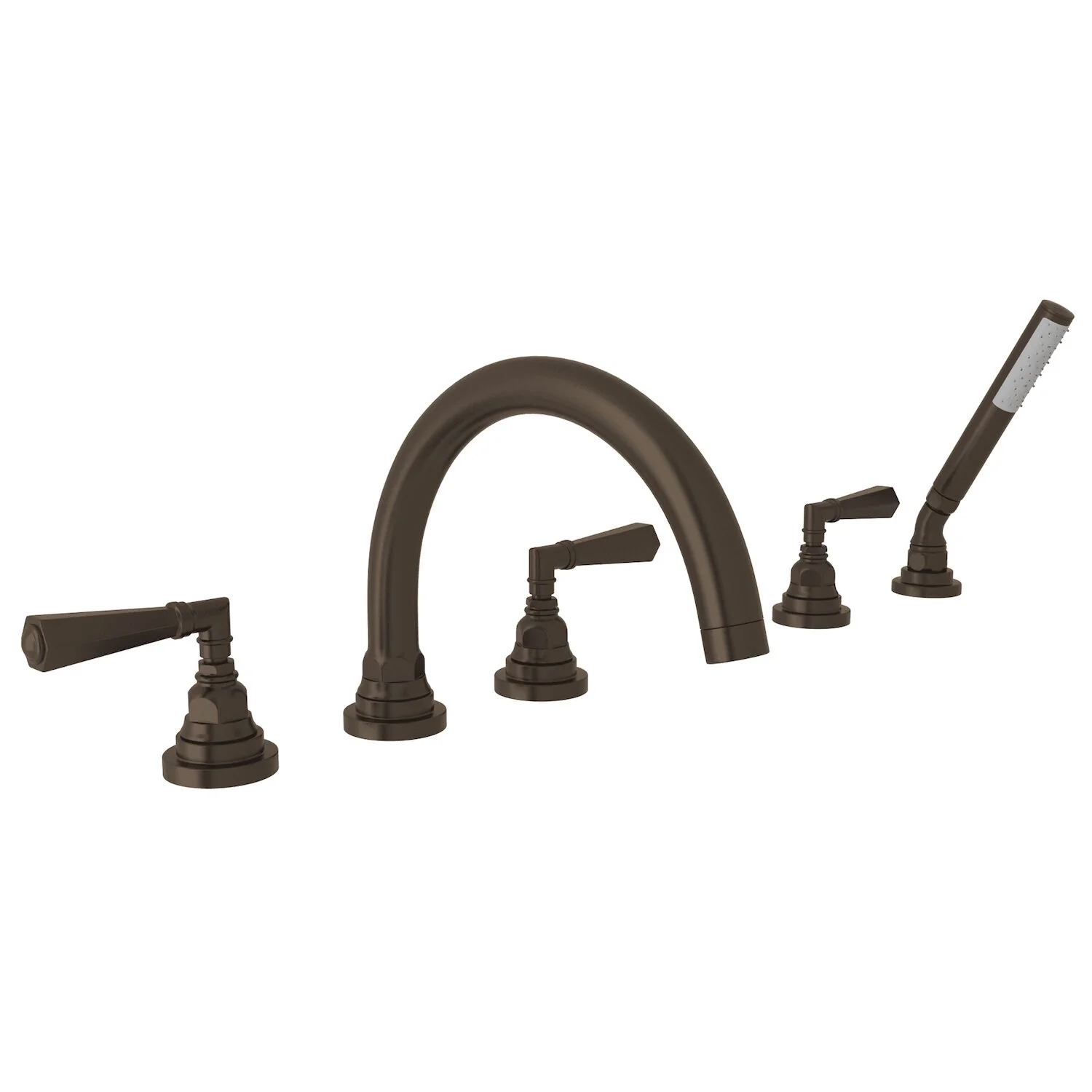 SAN GIOVANNI 5-HOLE DECK MOUNT TUB FILLER (LEVER HANDLE) - Image 4