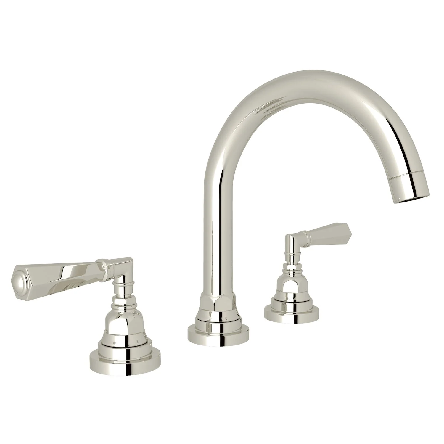 SAN GIOVANNI WIDESPREAD LAVATORY FAUCET WITH C-SPOUT (LEVER HANDLE) - Image 2