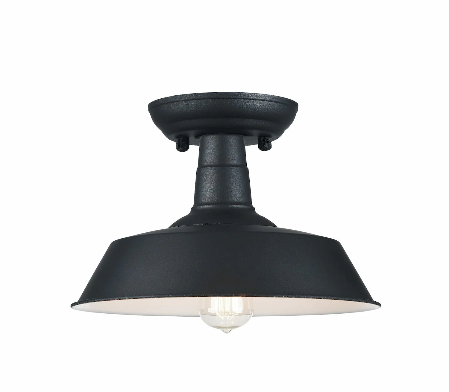 SCACCHI 1 LIGHT 10" SEMI-FLUSH MOUNT