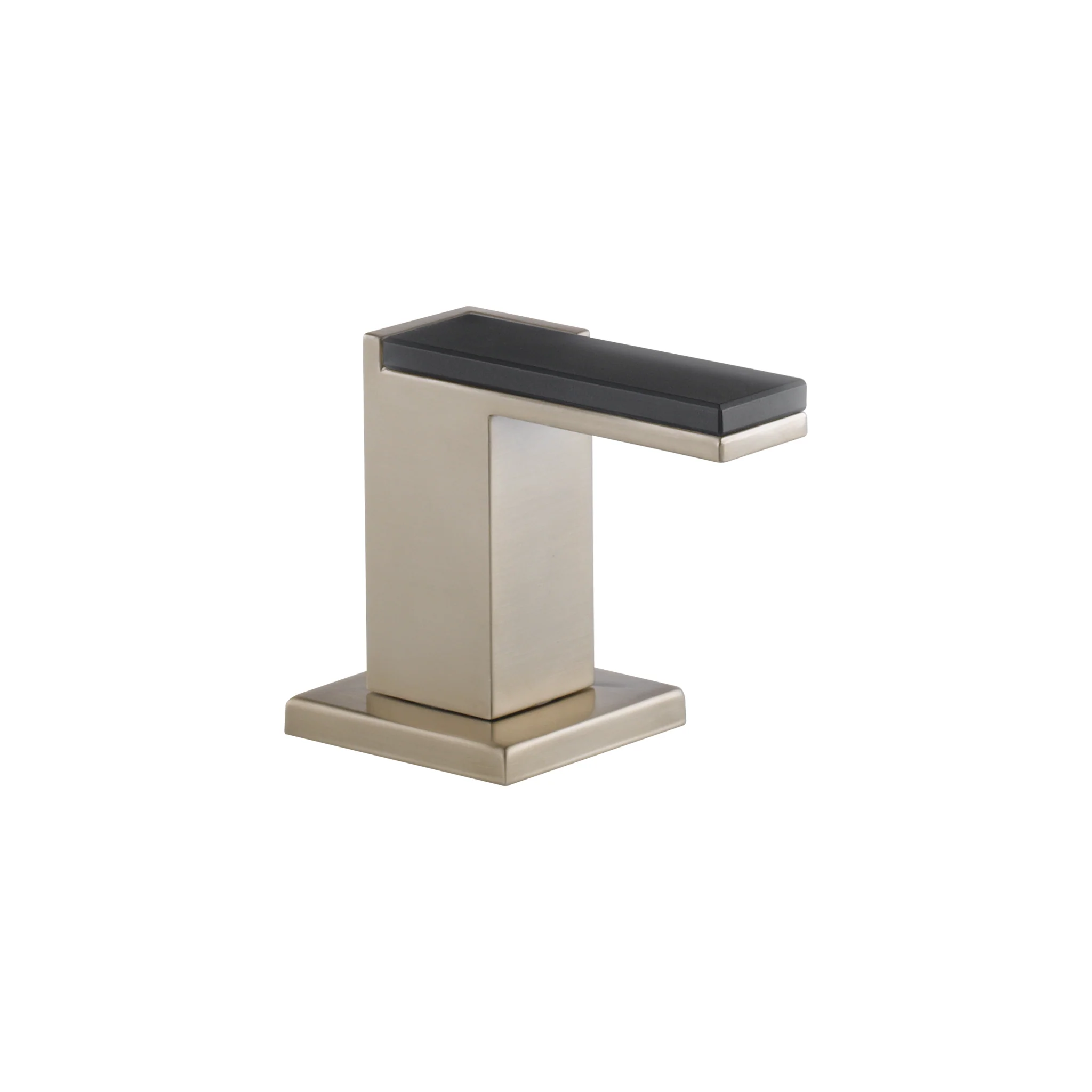 SIDERNA WIDESPREAD LAVATORY AND BIDET SOLAR GRAY GLASS LEVER HANDLE KIT - Image 4