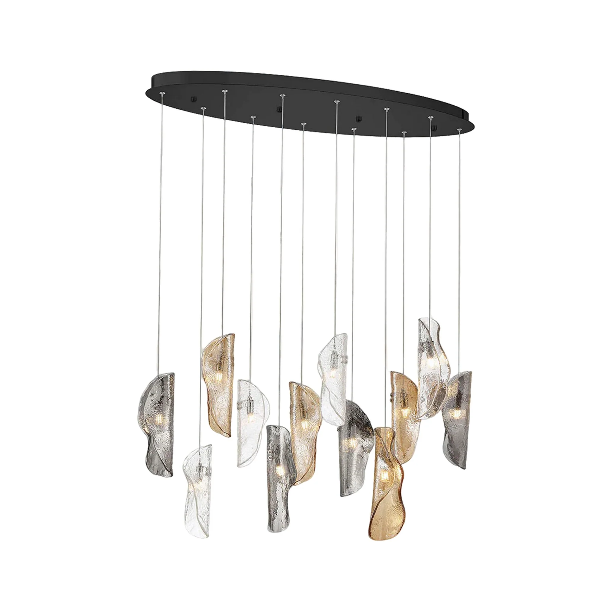SORRENTO OVAL LED CHANDELIER (MULTIPLE SIZES) - Image 11