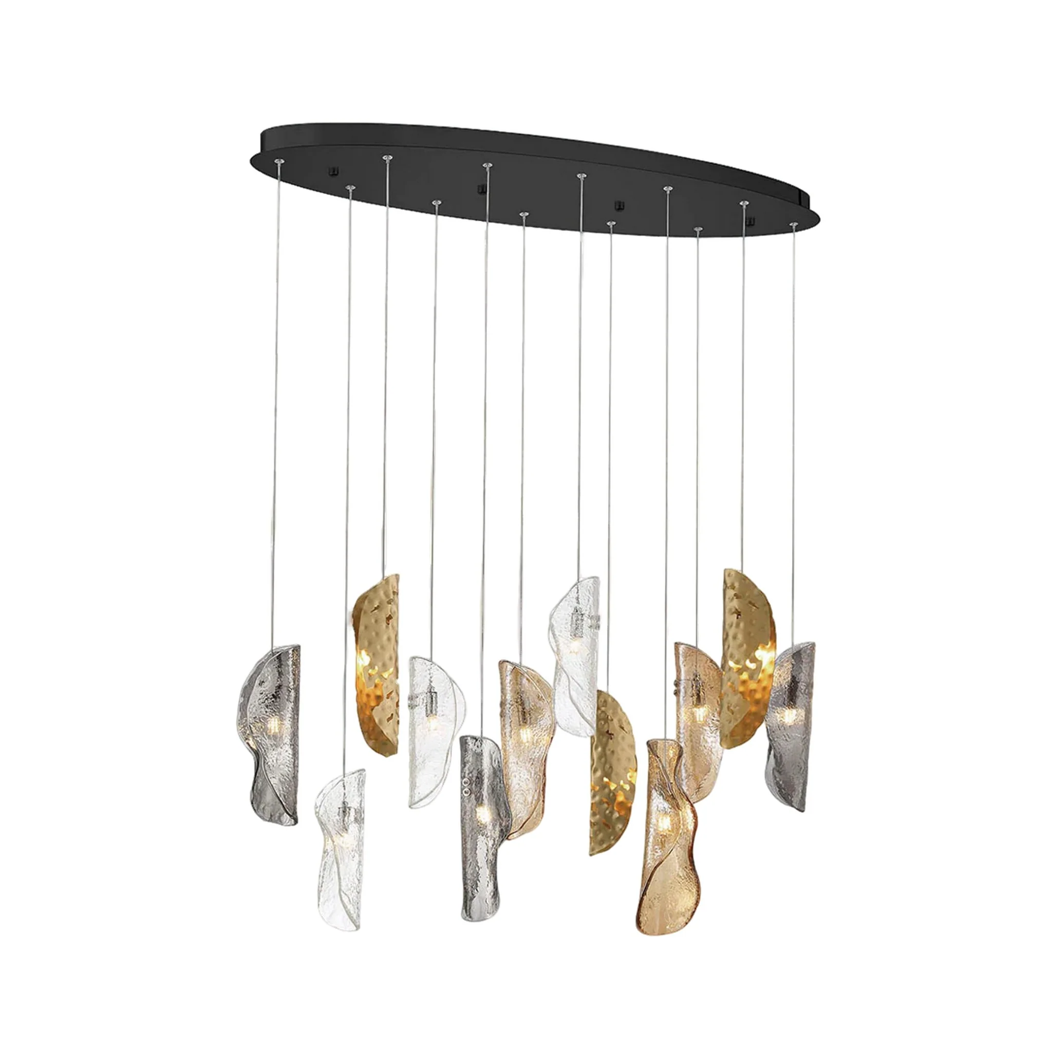 SORRENTO OVAL LED CHANDELIER (MULTIPLE SIZES) - Image 12
