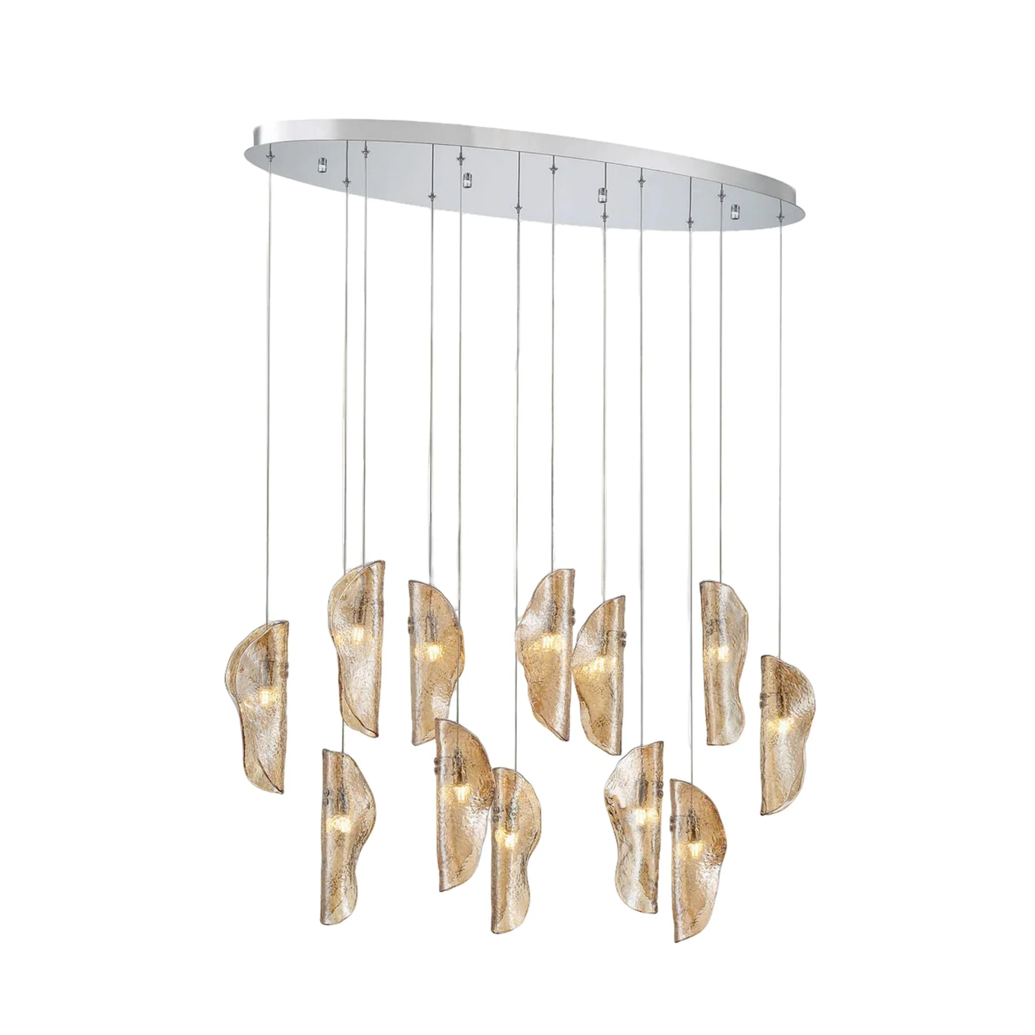 SORRENTO OVAL LED CHANDELIER (MULTIPLE SIZES) - Image 2