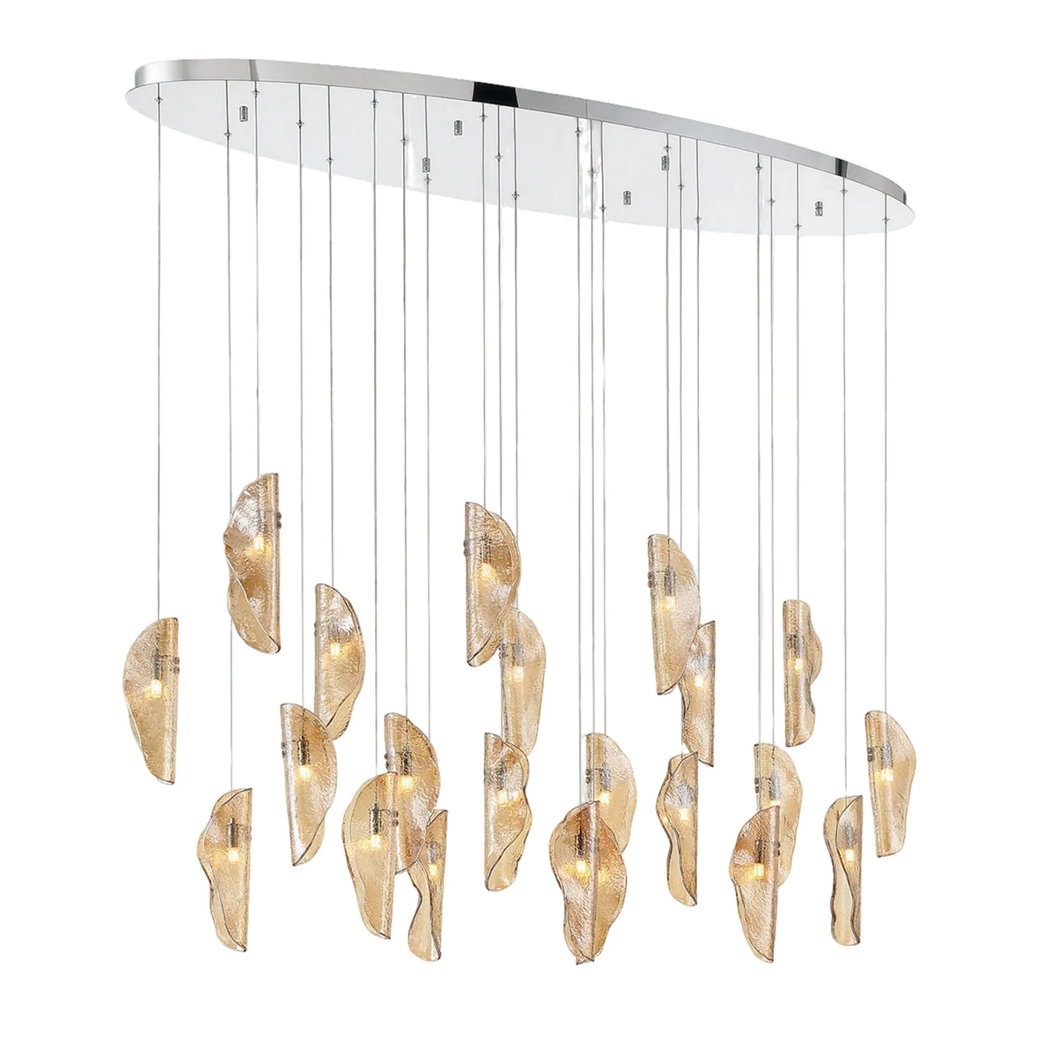 SORRENTO OVAL LED CHANDELIER (MULTIPLE SIZES) - Image 38
