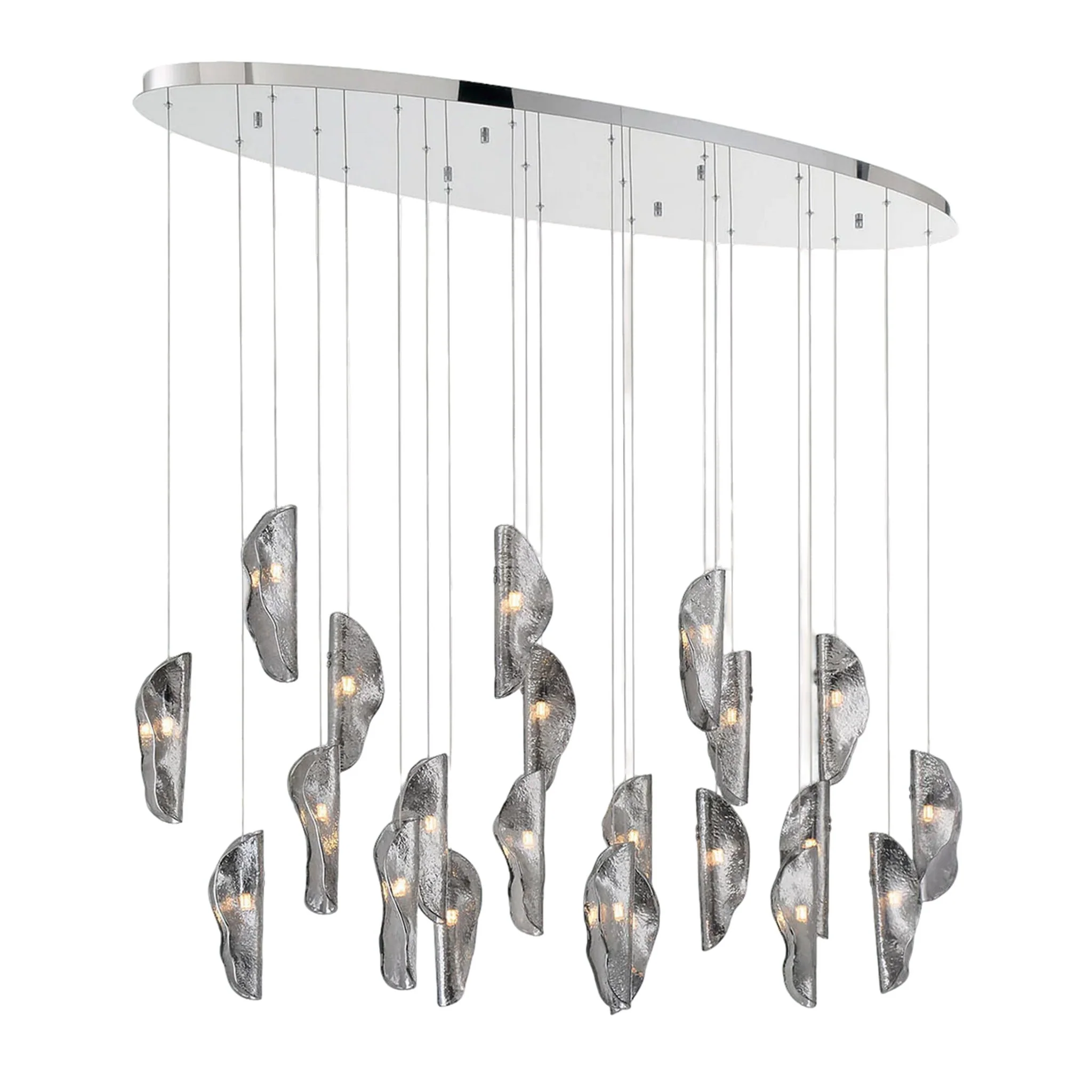 SORRENTO OVAL LED CHANDELIER (MULTIPLE SIZES) - Image 39