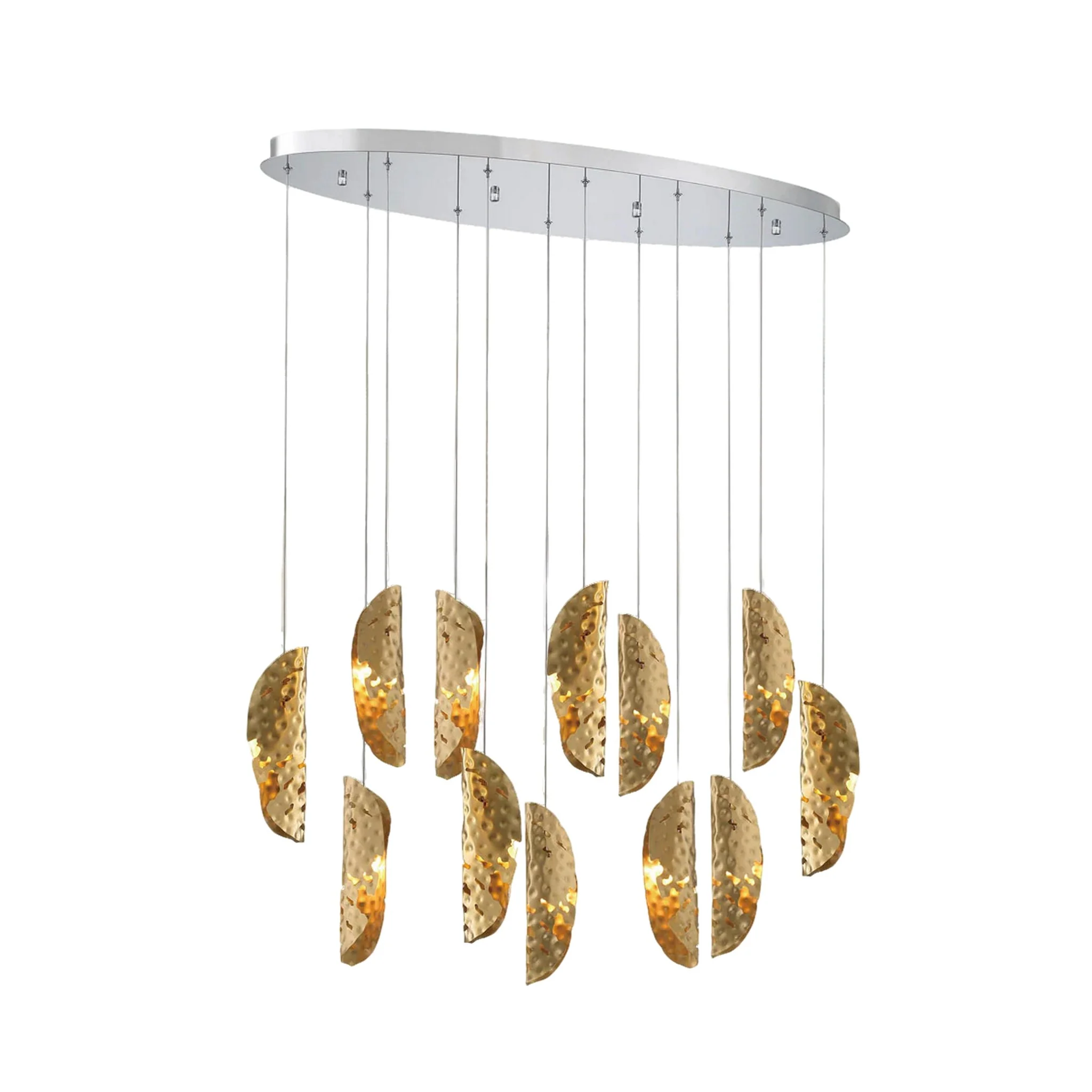 SORRENTO OVAL LED CHANDELIER (MULTIPLE SIZES) - Image 4