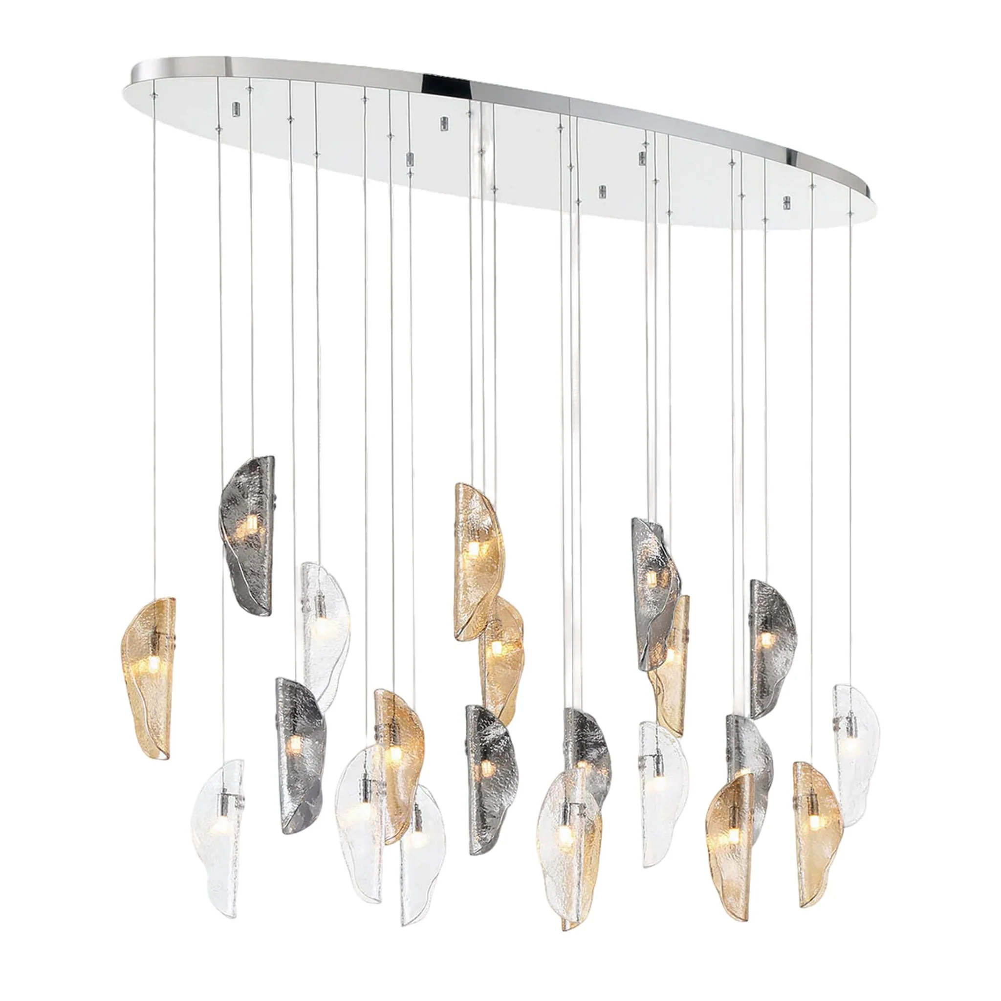 SORRENTO OVAL LED CHANDELIER (MULTIPLE SIZES) - Image 41