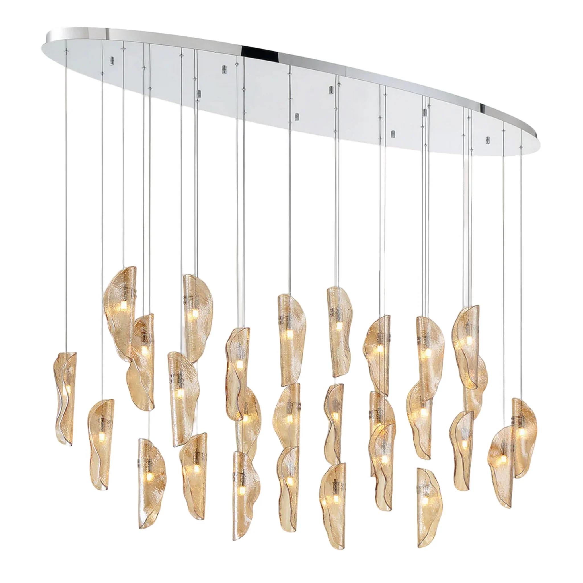 SORRENTO OVAL LED CHANDELIER (MULTIPLE SIZES) - Image 56