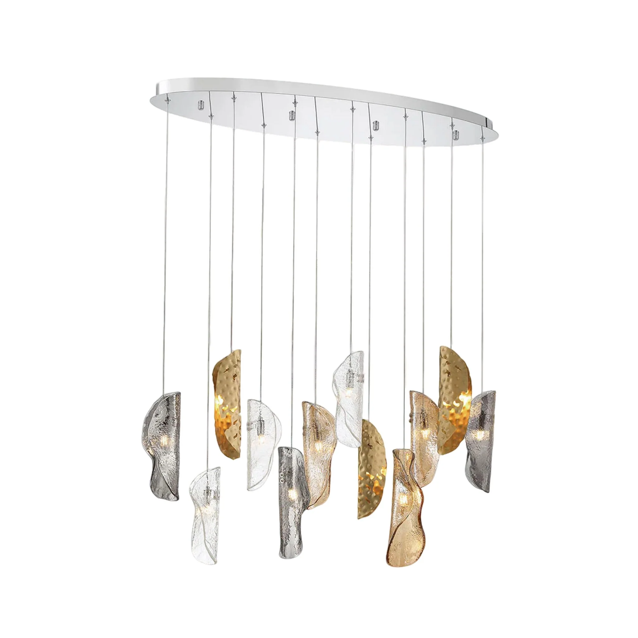SORRENTO OVAL LED CHANDELIER (MULTIPLE SIZES) - Image 6