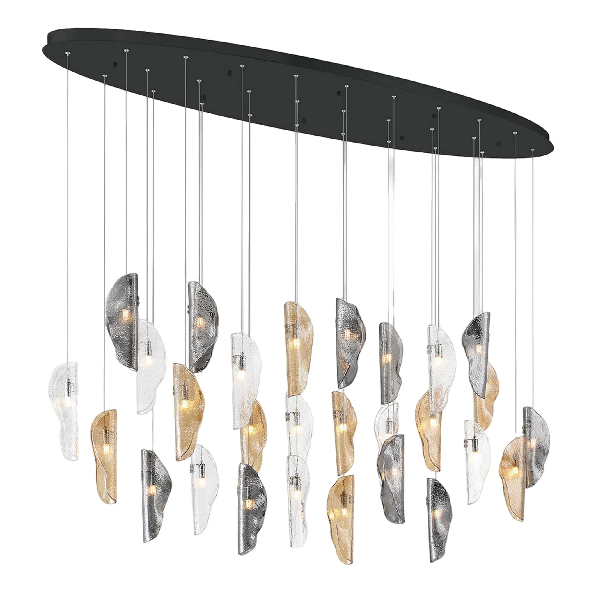 SORRENTO OVAL LED CHANDELIER (MULTIPLE SIZES) - Image 65