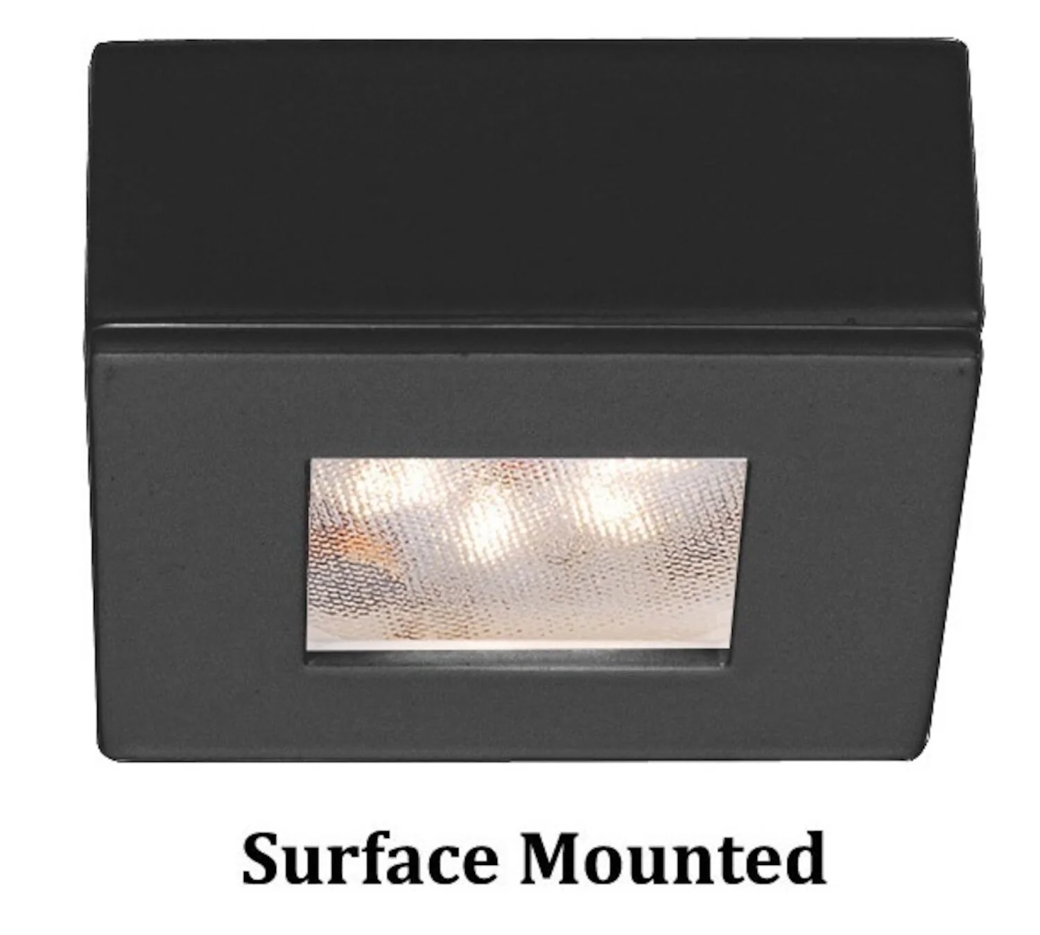 SQUARE LEDmeĀ® BUTTON LIGHT 2700K SOFT WHITE RECESSED OR SURFACE MOUNT