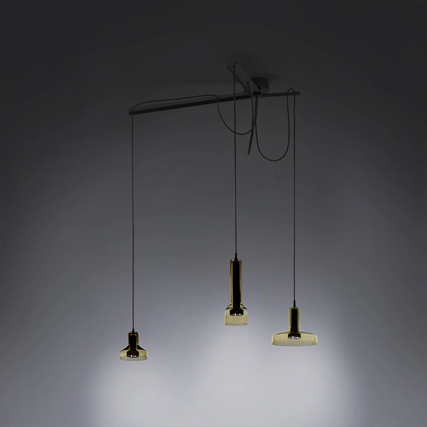 STAB LIGHT TRIPLE LED PENDANT , DDST01004