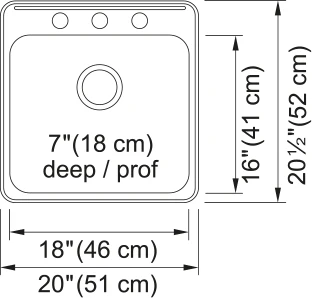 STEEL QUEEN DROP IN SINGLE BOWL STAINLESS STEEL KITCHEN SINK - Image 4