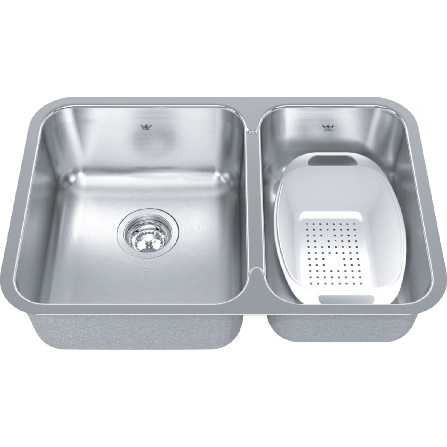STEEL QUEEN UNDERMOUNT DOUBLE BOWL STAINLESS STEEL KITCHEN SINK - Image 4