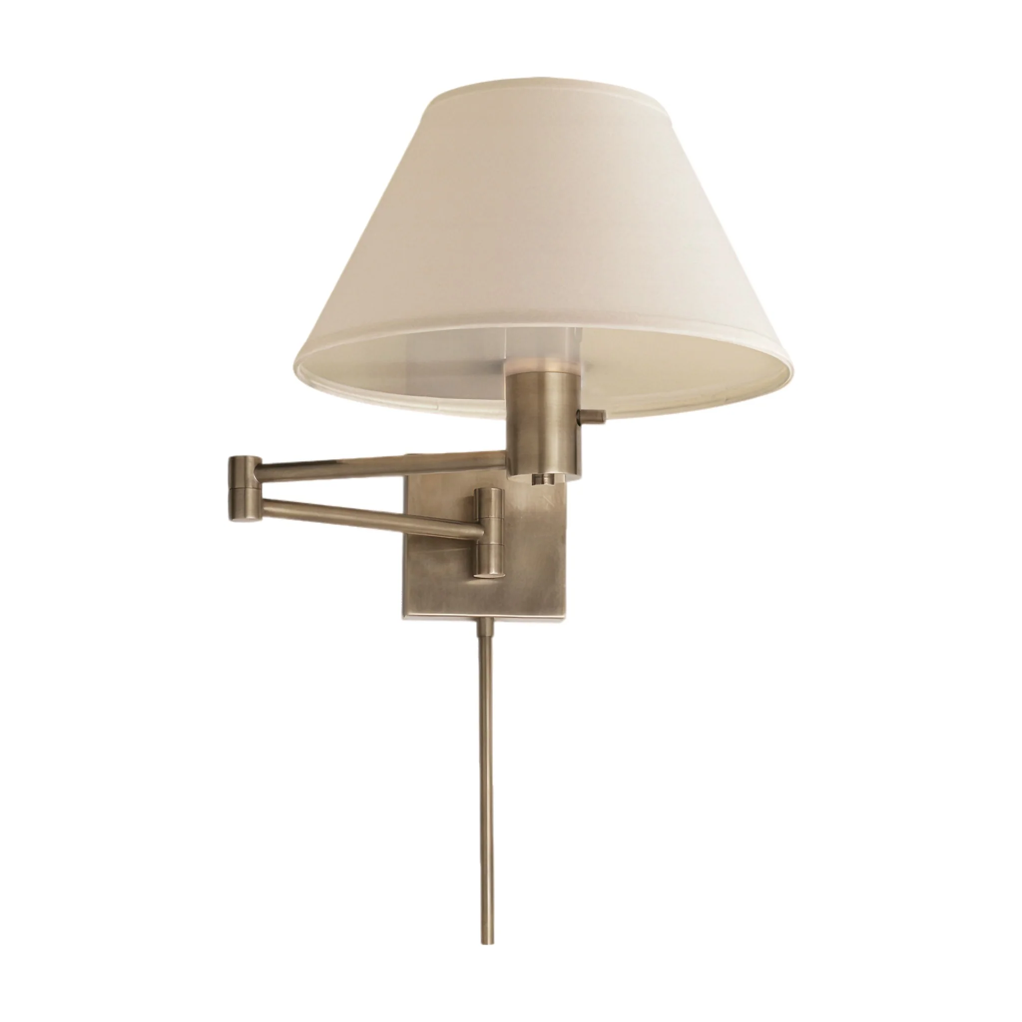 STUDIO CLASSIC 25-INCH SWING ARM WALL LAMP WITH LINEN SHADE - Image 2