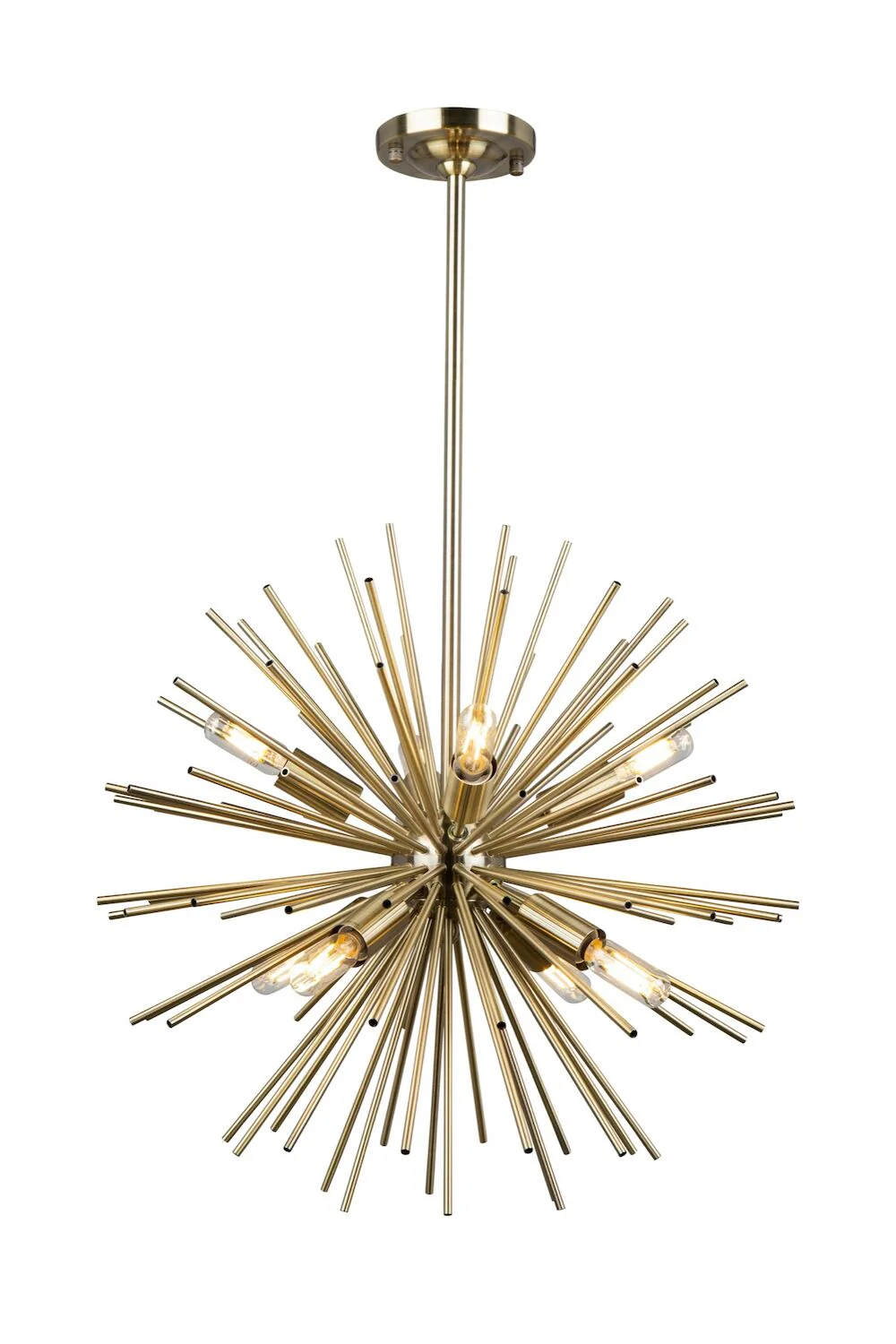 SUNBURST 19-INCH EIGHT LIGHT CHANDELIER - Image 2