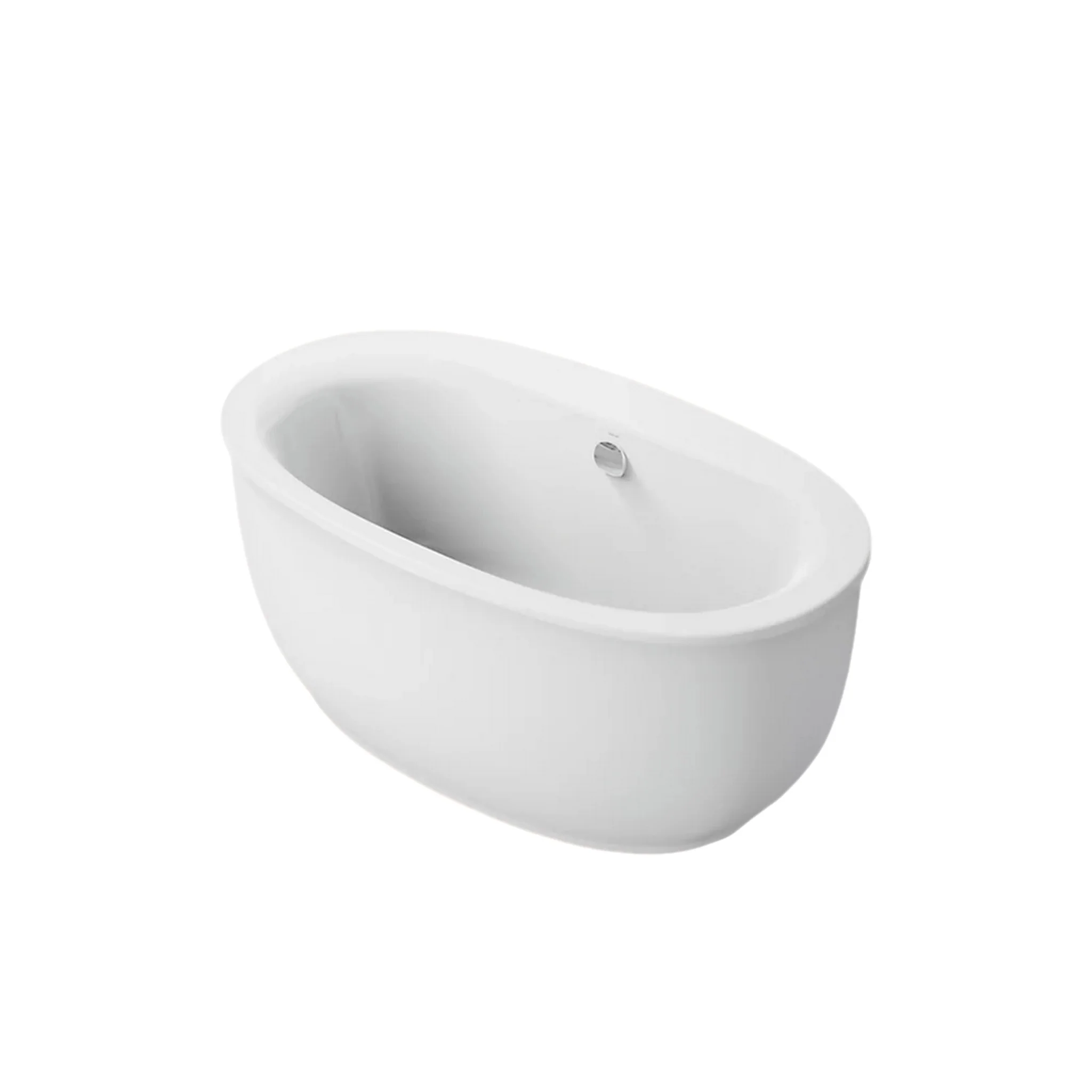 SUNSTRUCK 60 X 34 INCHES FREESTANDING BATHTUB WITH FLUTED SHROUD