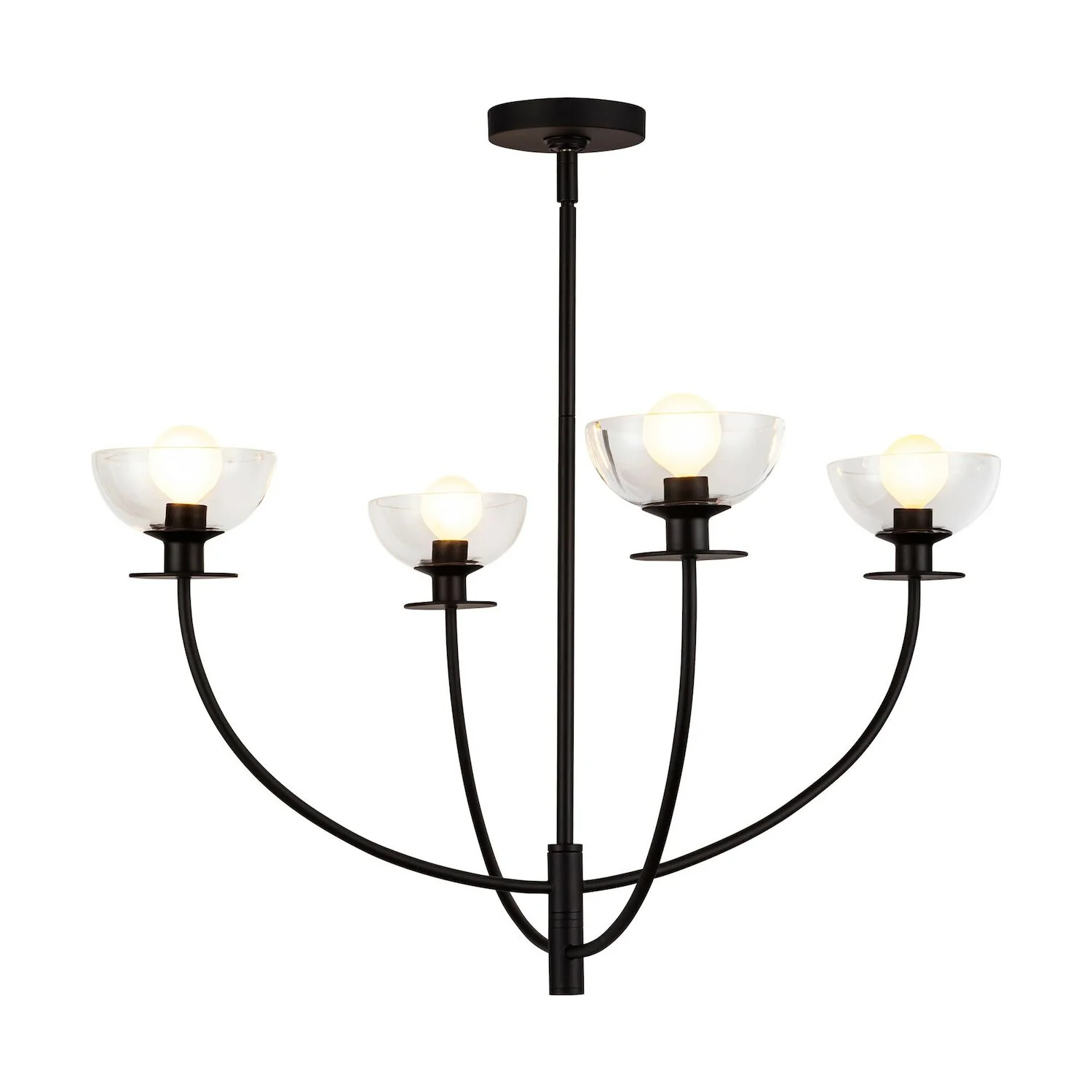SYLVIA 26" 4 LIGHT CHANDELIER - Image 2