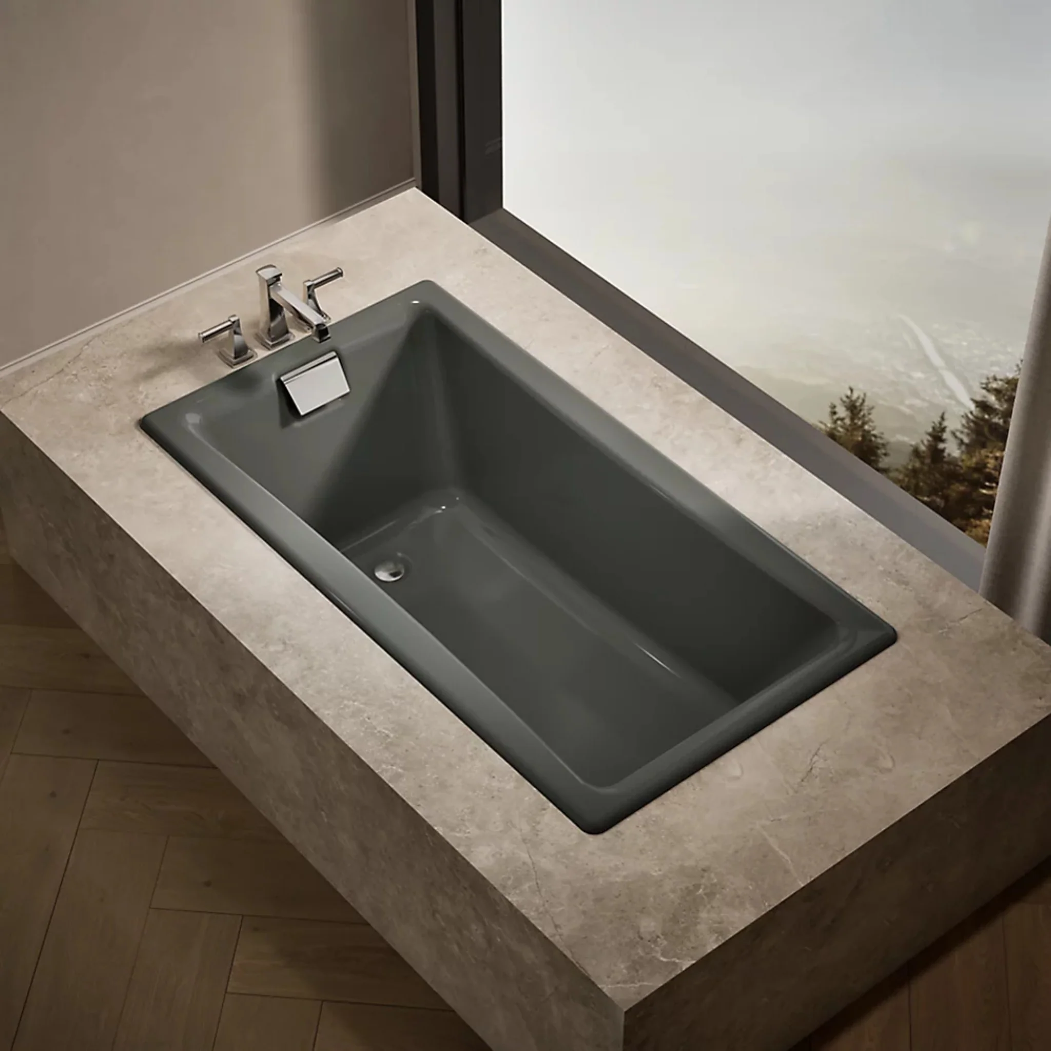 TEA-FOR-TWO 60 X 32 INCHES DROP-IN BATHTUB - Image 25
