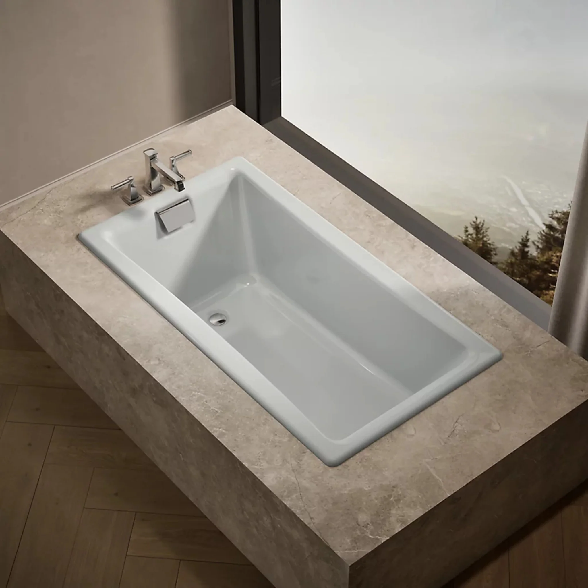 TEA-FOR-TWO 60 X 32 INCHES DROP-IN BATHTUB - Image 28