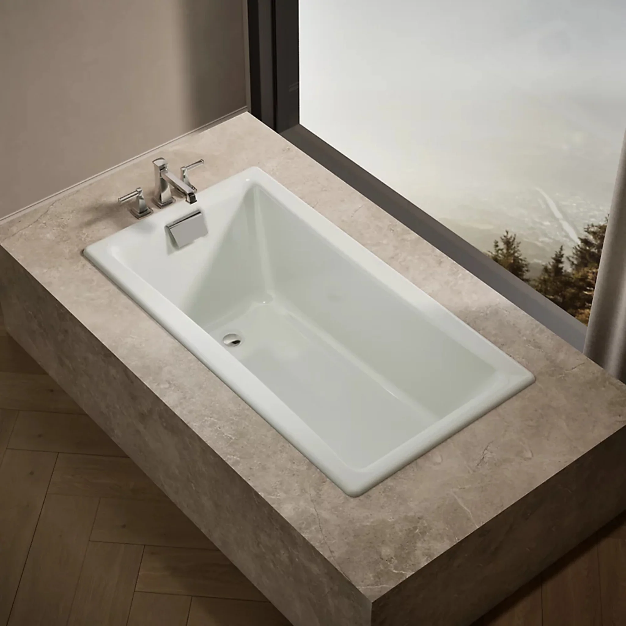 TEA-FOR-TWO 60 X 32 INCHES DROP-IN BATHTUB - Image 34