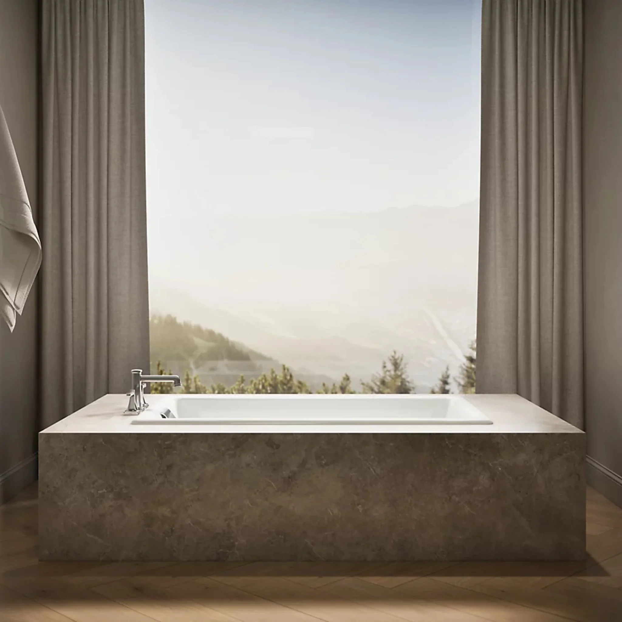 TEA-FOR-TWO 60 X 32 INCHES DROP-IN BATHTUB - Image 35