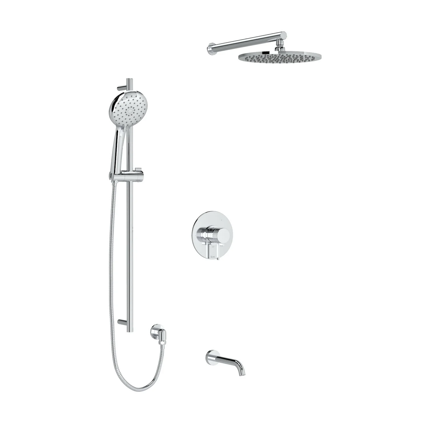 TENERIFE 1/2" THERMOSTATIC & PRESSURE BALANCE 3 FUNCTION SYSTEM WITH INTEGRATED VOLUME CONTROL - Image 2