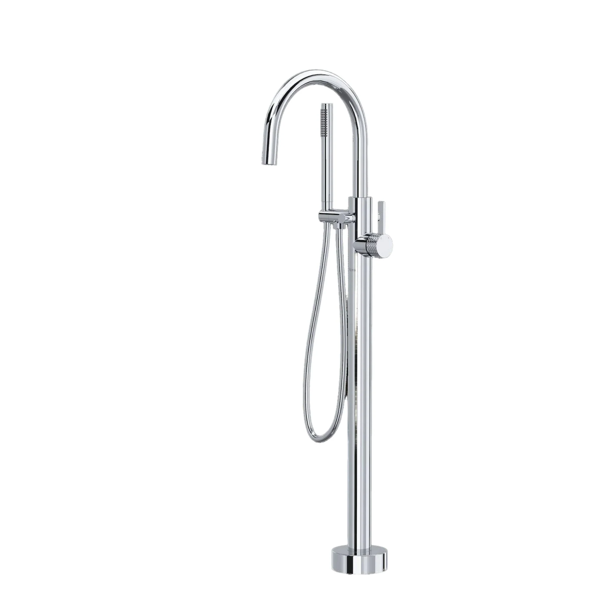 TENERIFE SINGLE HOLE FLOOR MOUNT TUB FILLER TRIM - Image 5