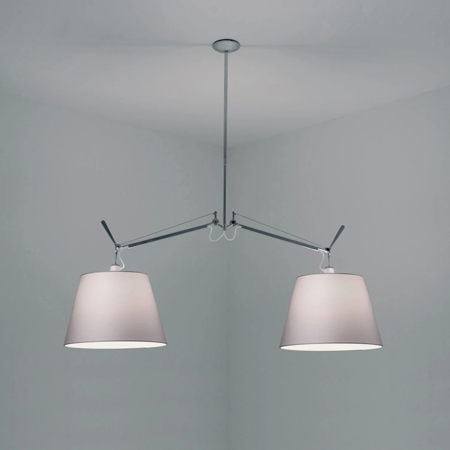 TOLOMEO DOUBLE SHADE SUSPENSION WITH 14-INCH DIFFUSER - Image 2