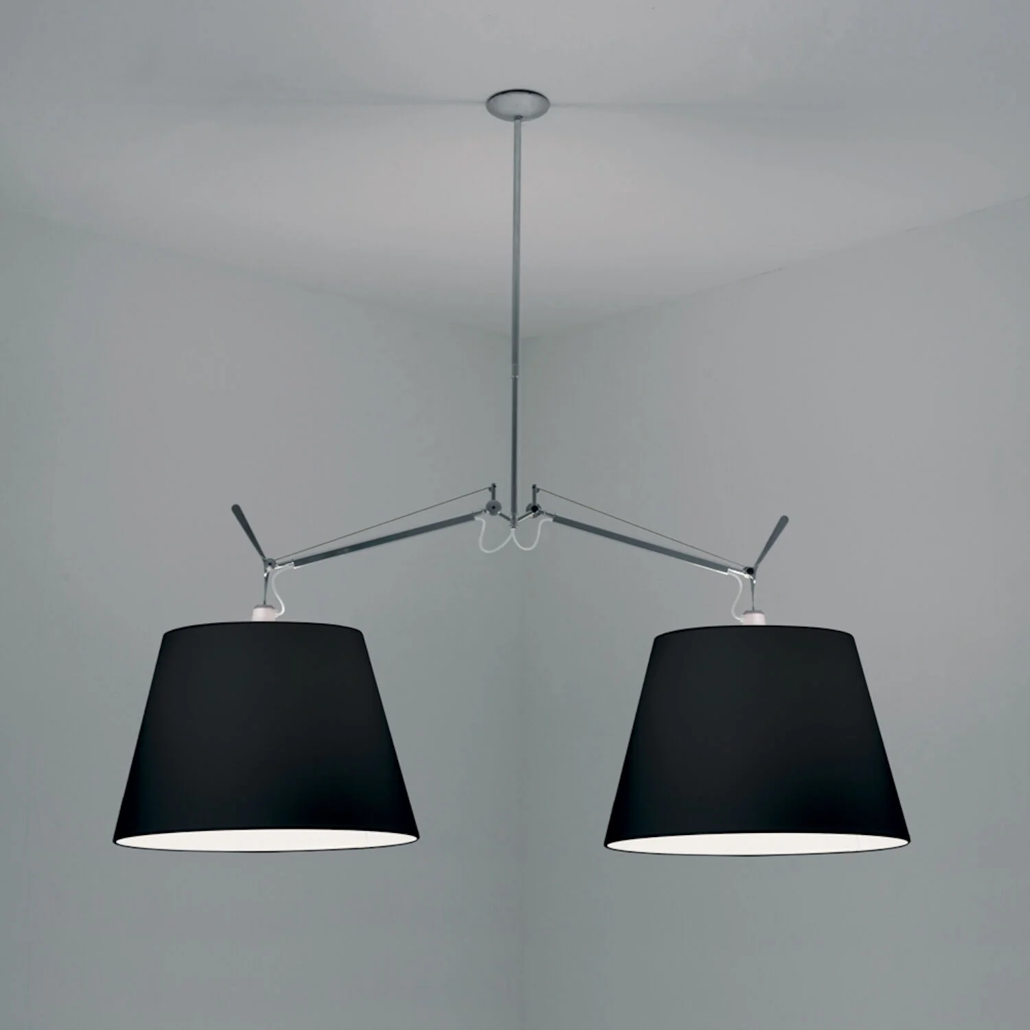 TOLOMEO DOUBLE SHADE SUSPENSION WITH 17-INCH DIFFUSER - Image 3
