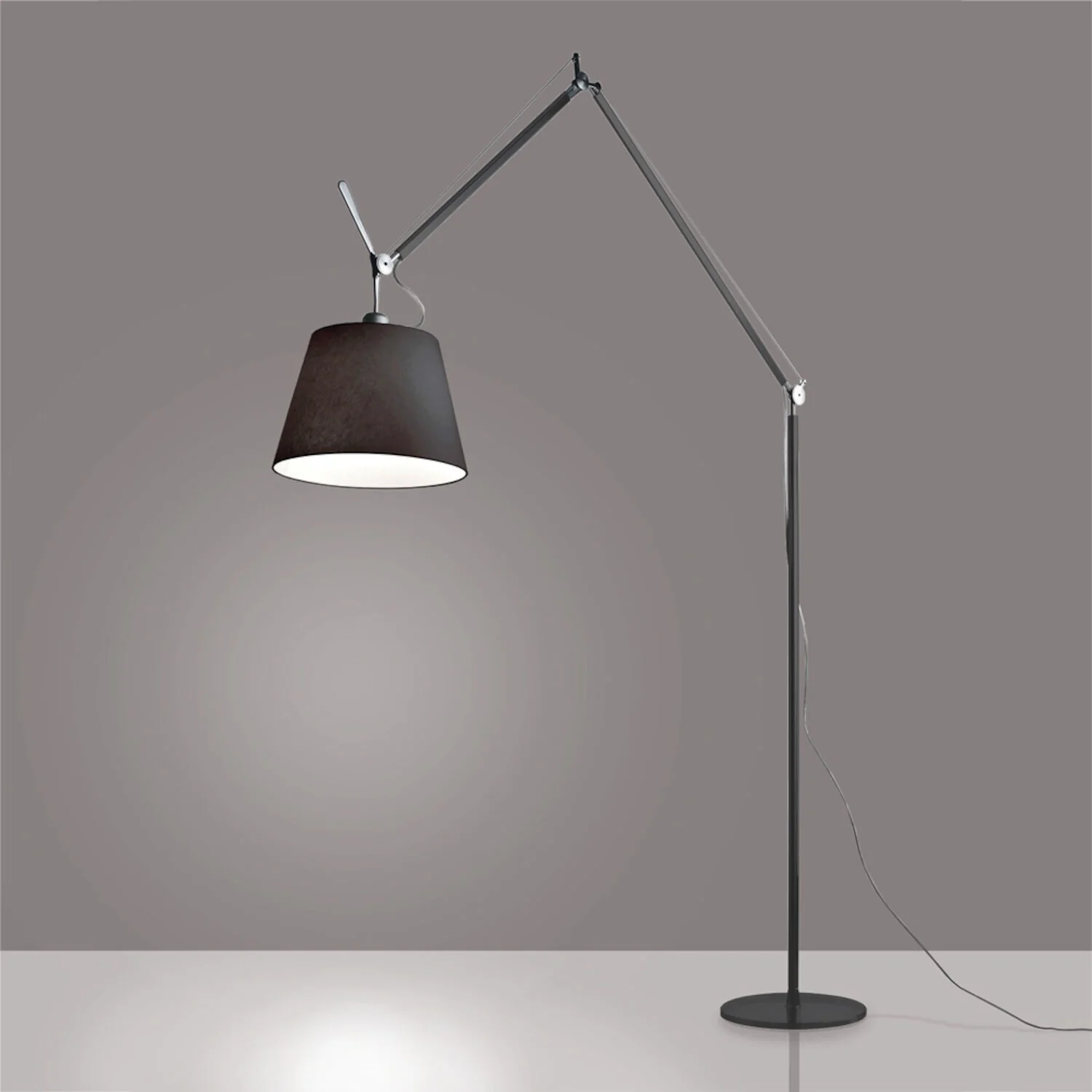 TOLOMEO MEGA LED FLOOR LAMP WITH 17-INCH DIFFUSER - Image 3
