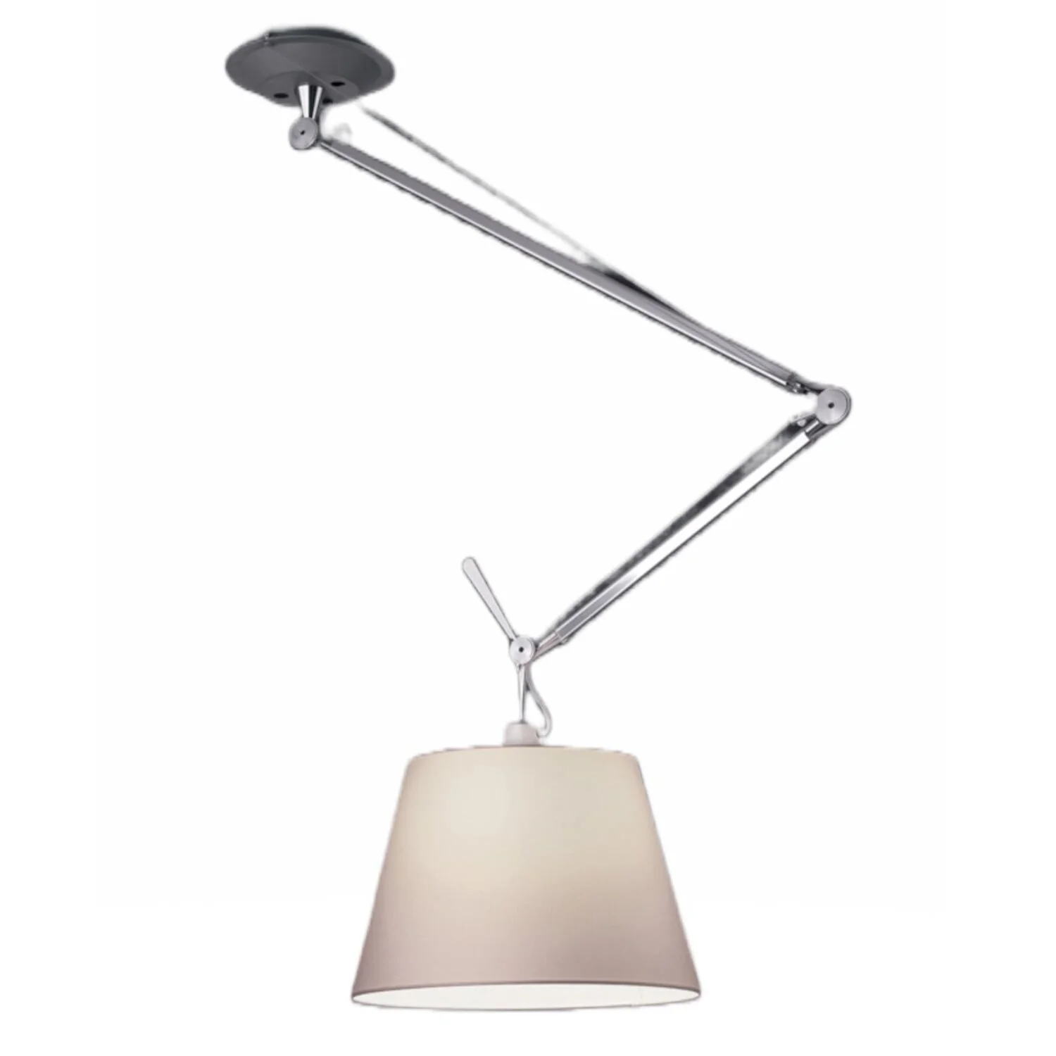 TOLOMEO OFF-CENTER SHADE SUSPENSION WITH 17-INCH DIFFUSER