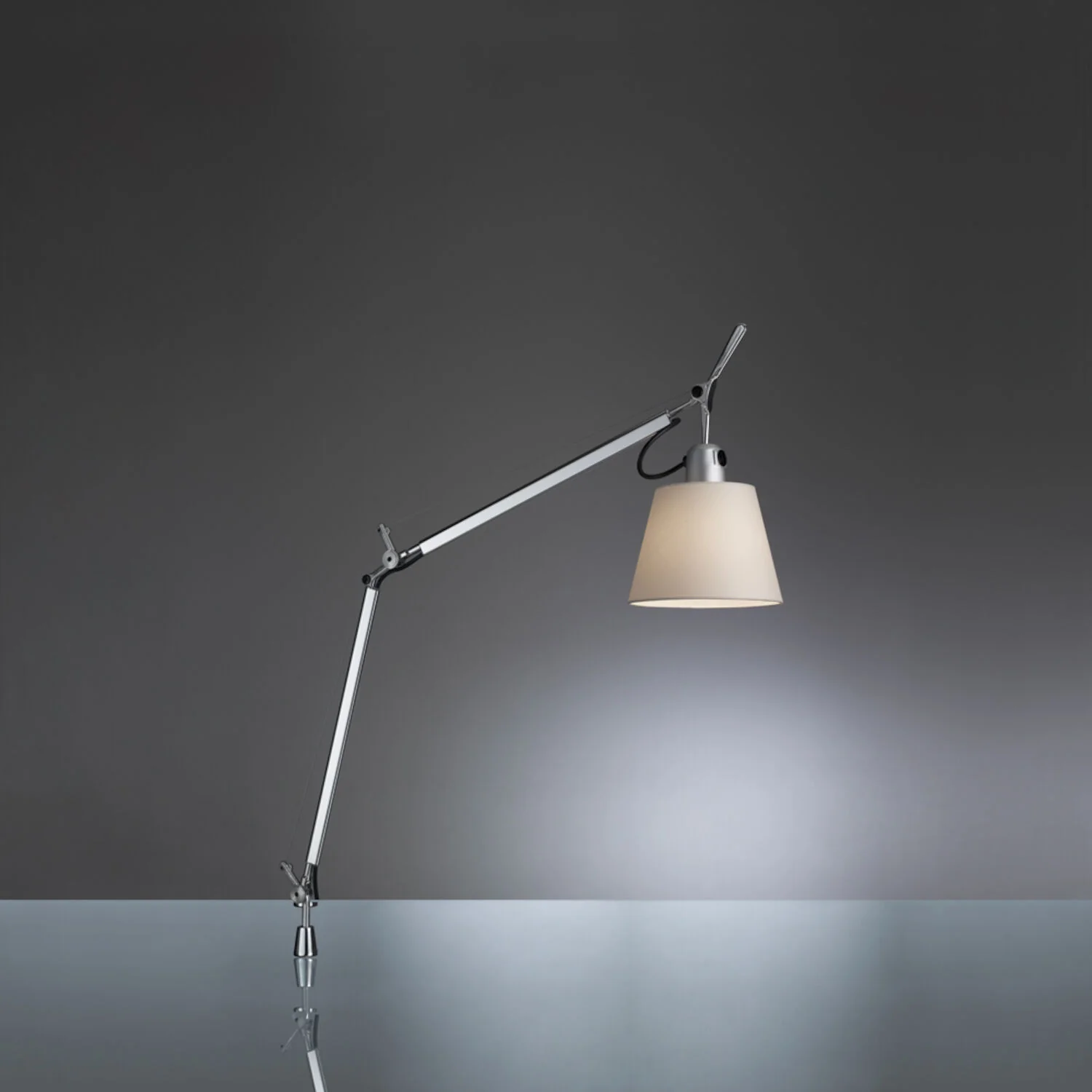 TOLOMEO TABLE LAMP WITH SHADE AND INSET PIVOT