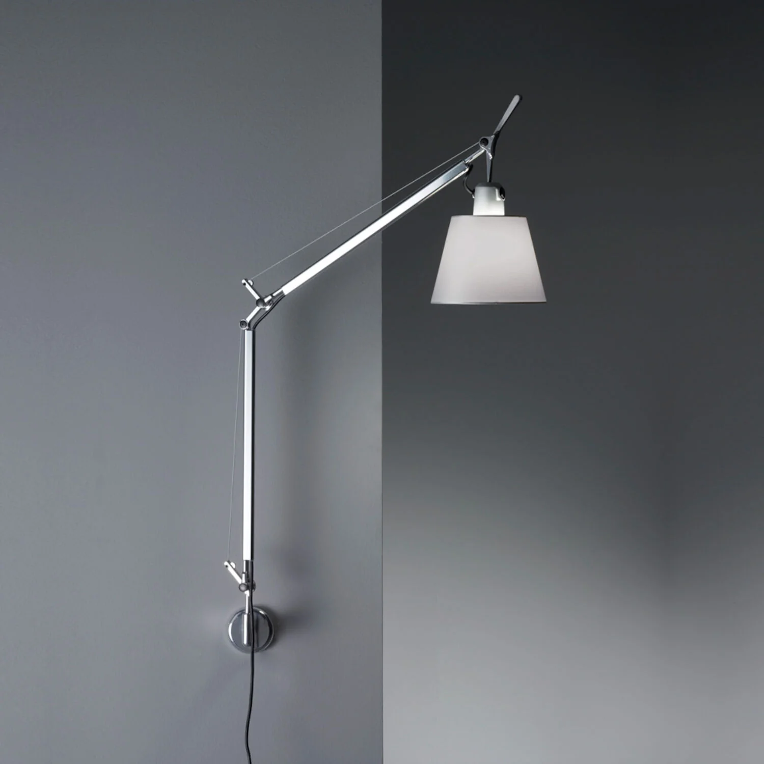 TOLOMEO WALL LAMP WITH SHADE AND S BRACKET - Image 2
