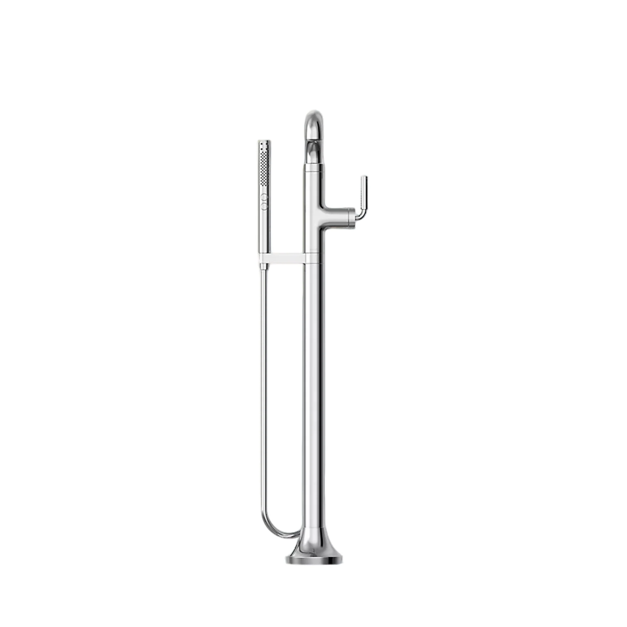 TONE FLOOR MOUNT BATH FILLER TRIM WITH HANDSHOWER - Image 30