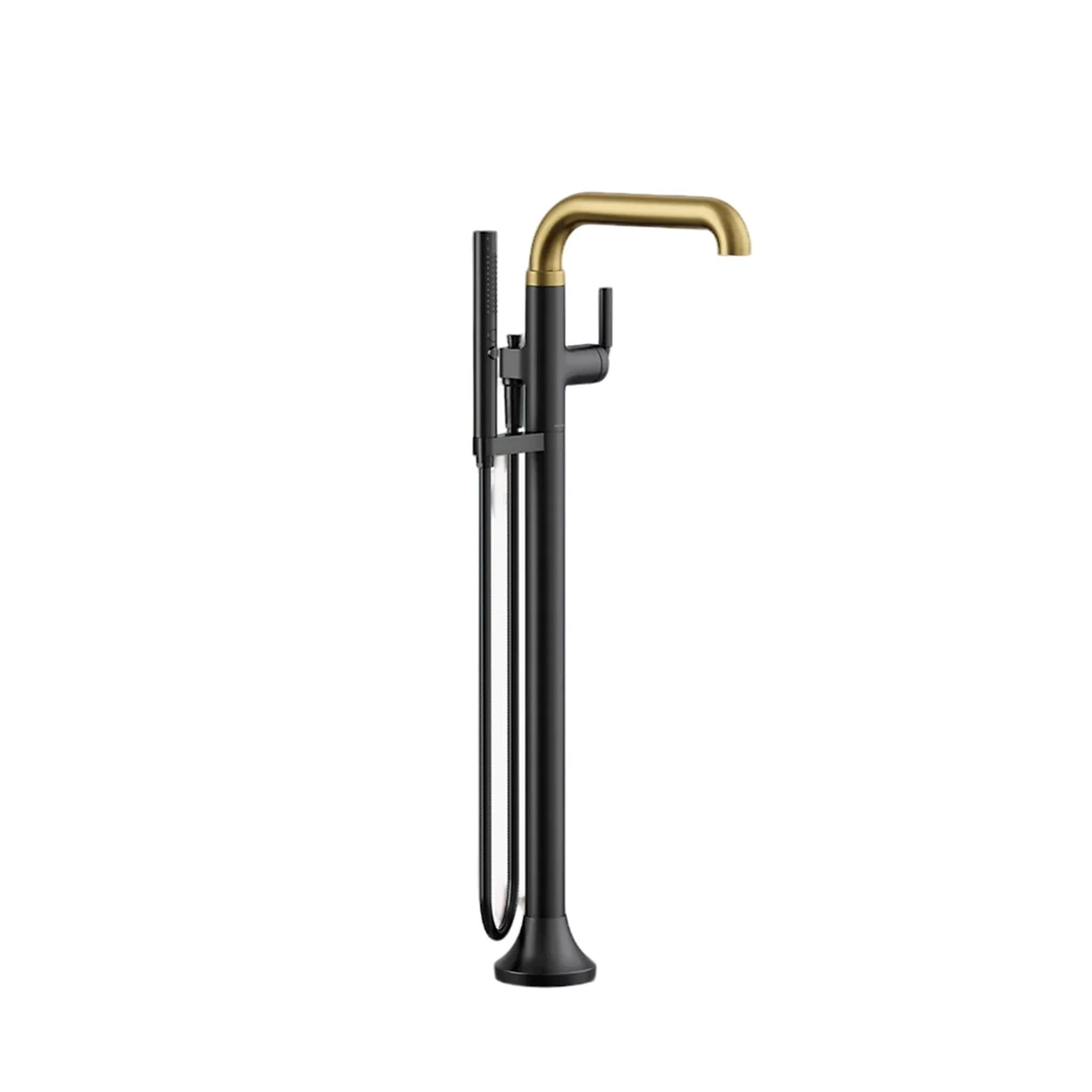 TONE FLOOR MOUNT BATH FILLER TRIM WITH HANDSHOWER - Image 5