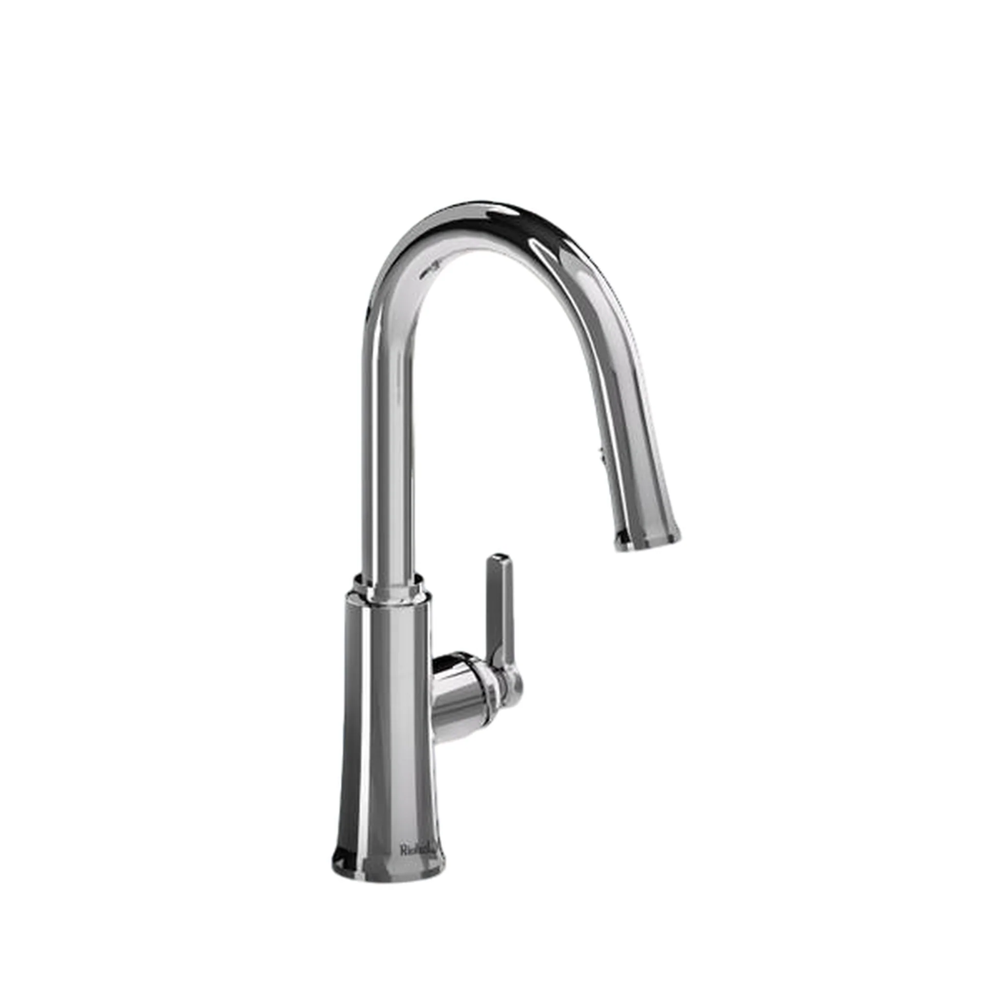 TRATTORIA PULL DOWN KITCHEN FAUCET WITH C-SPOUT