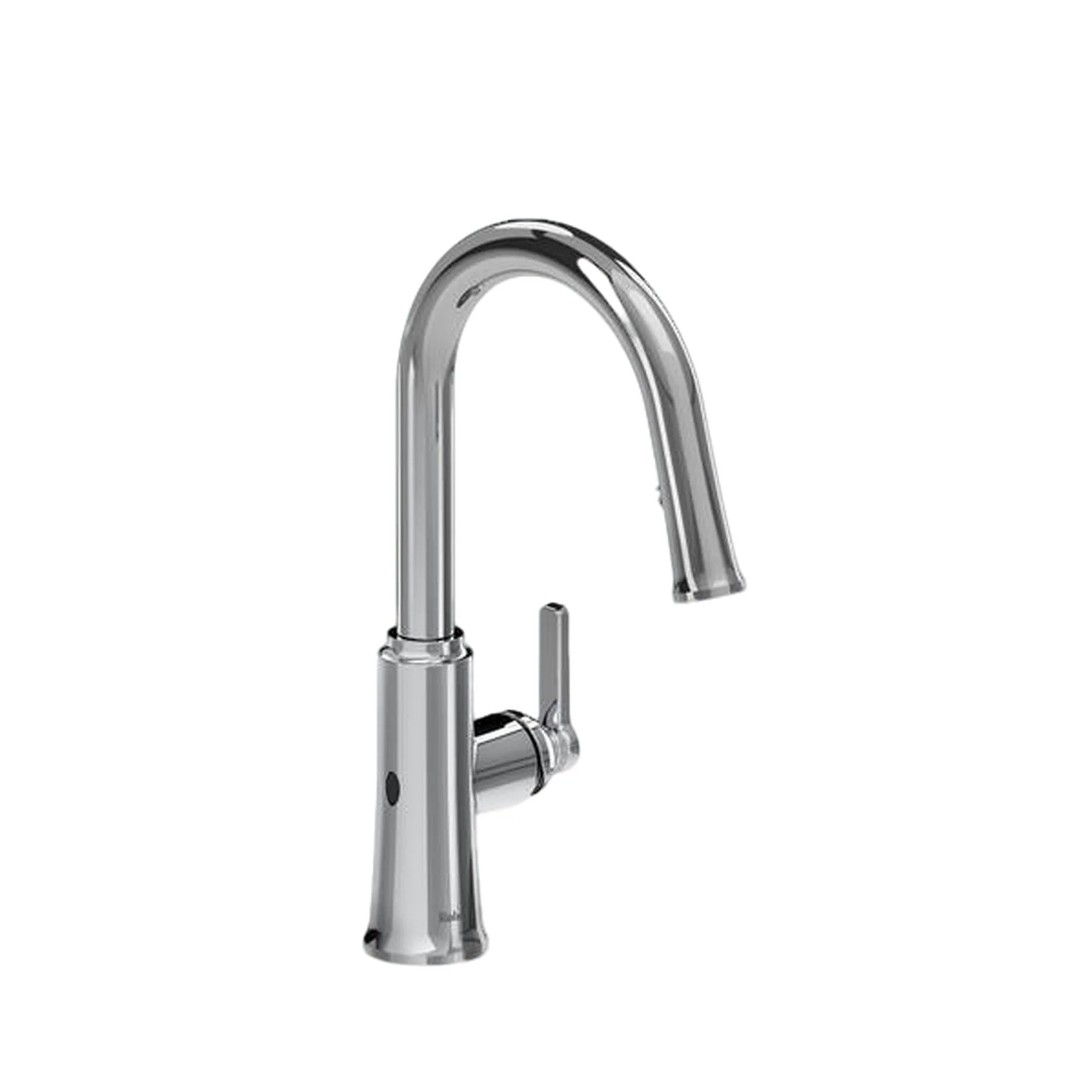 TRATTORIA PULL DOWN TOUCHLESS KITCHEN FAUCET WITH C-SPOUT