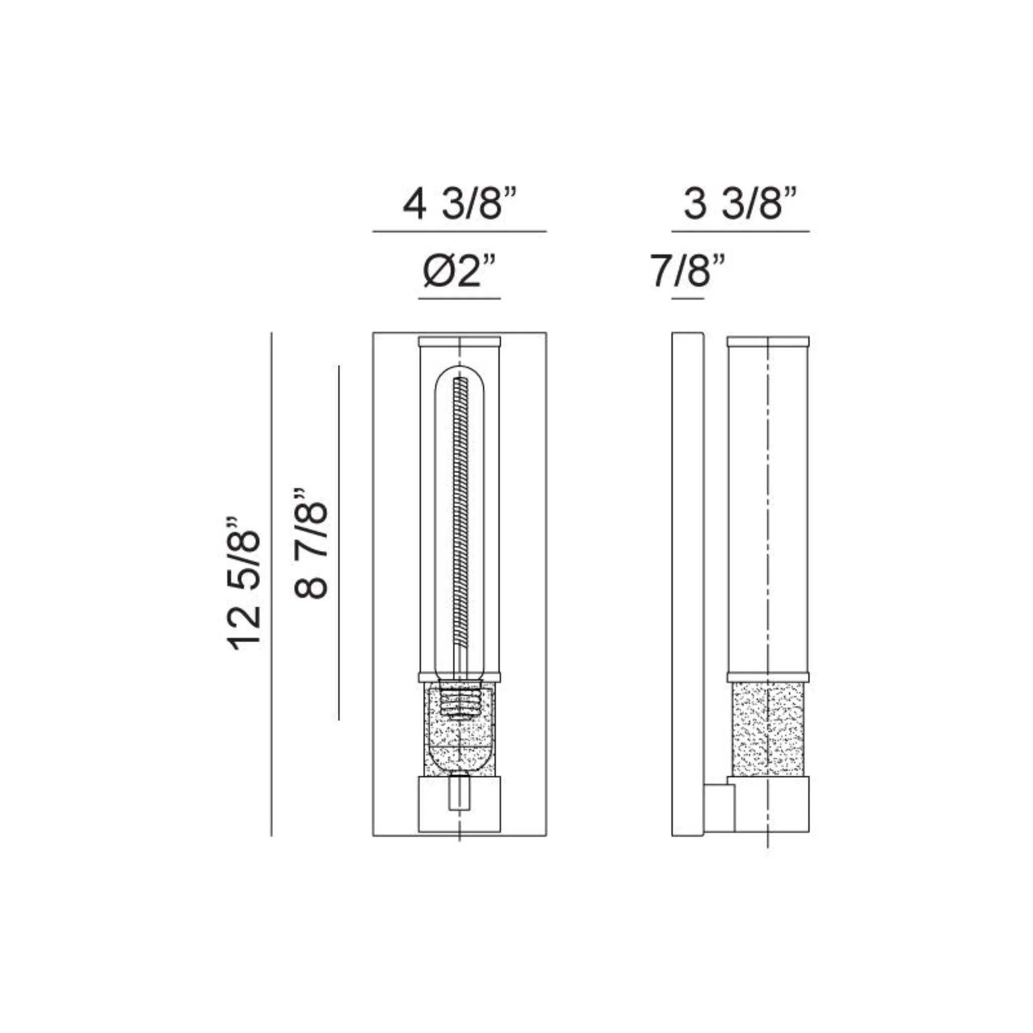 TUBO 1-LIGHT WALL SCONCE - Image 3