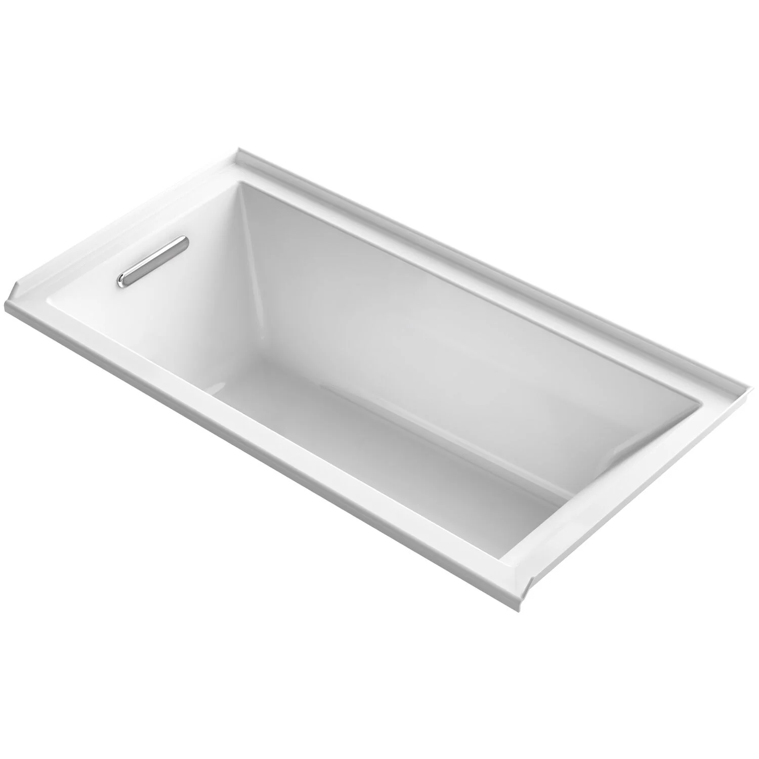 UNDERSCORE® RECTANGLE 60 X 30 INCHES ALCOVE BATHTUB WITH INTEGRAL FLANGE AND LEFT-HAND DRAIN