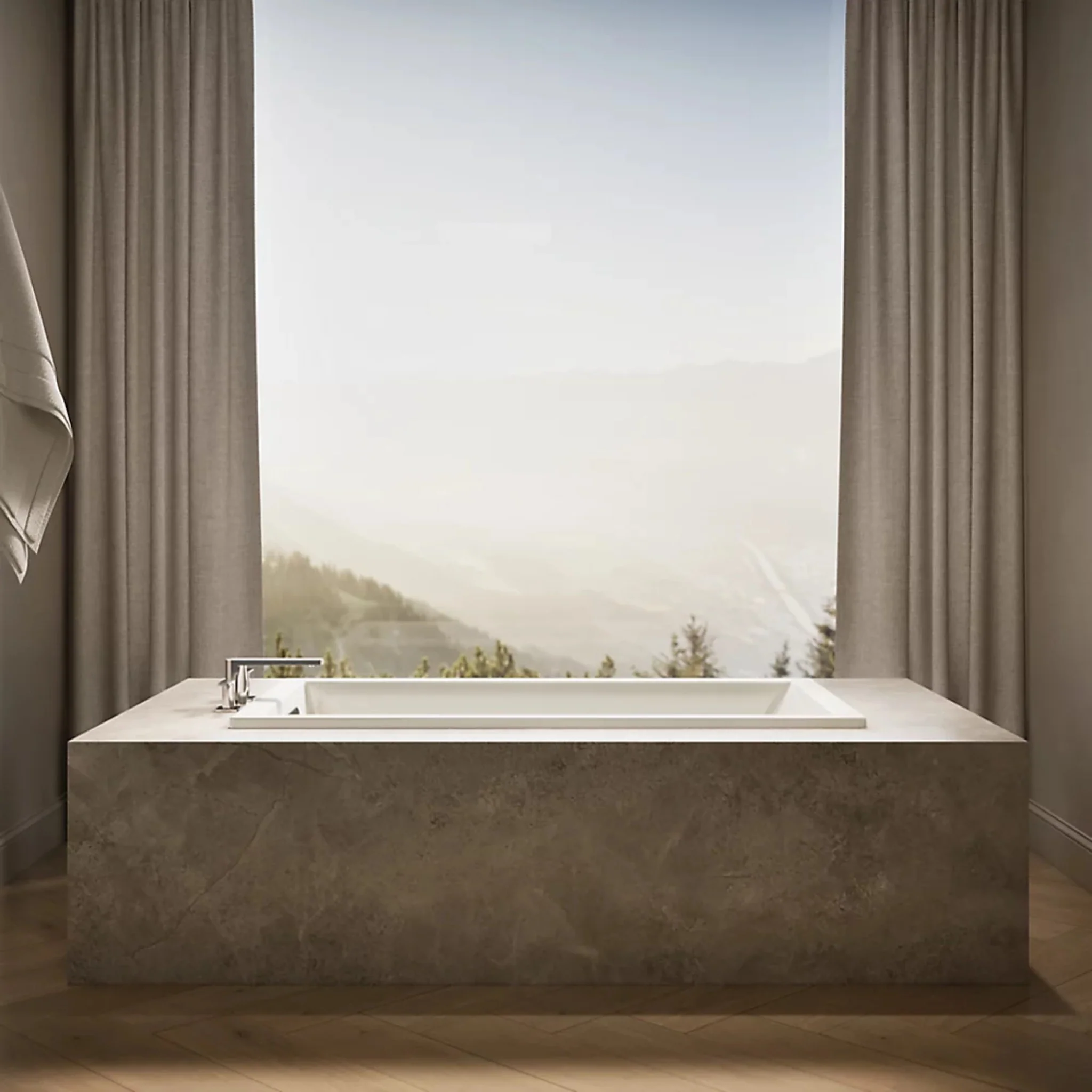 UNDERSCORE RECTANGLE 60 X 32 INCHES DROP-IN BATHTUB - Image 18