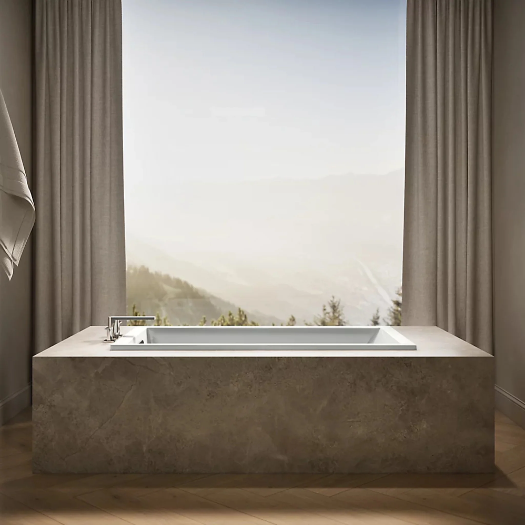 UNDERSCORE RECTANGLE 60 X 32 INCHES DROP-IN BATHTUB - Image 21