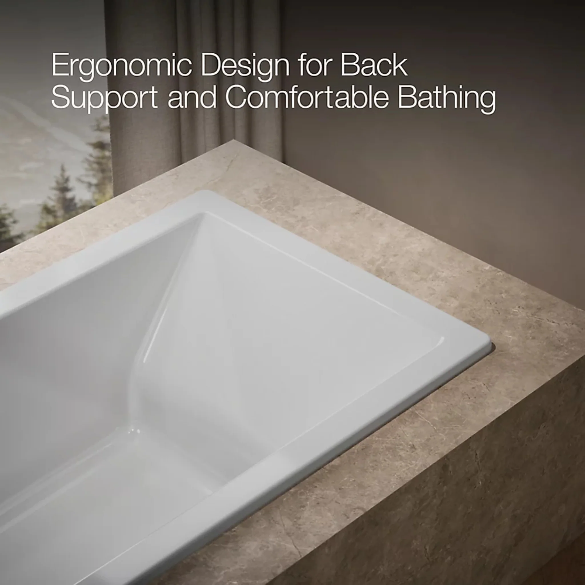UNDERSCORE RECTANGLE 66 X 32 INCHES DROP-IN BATHTUB - Image 14